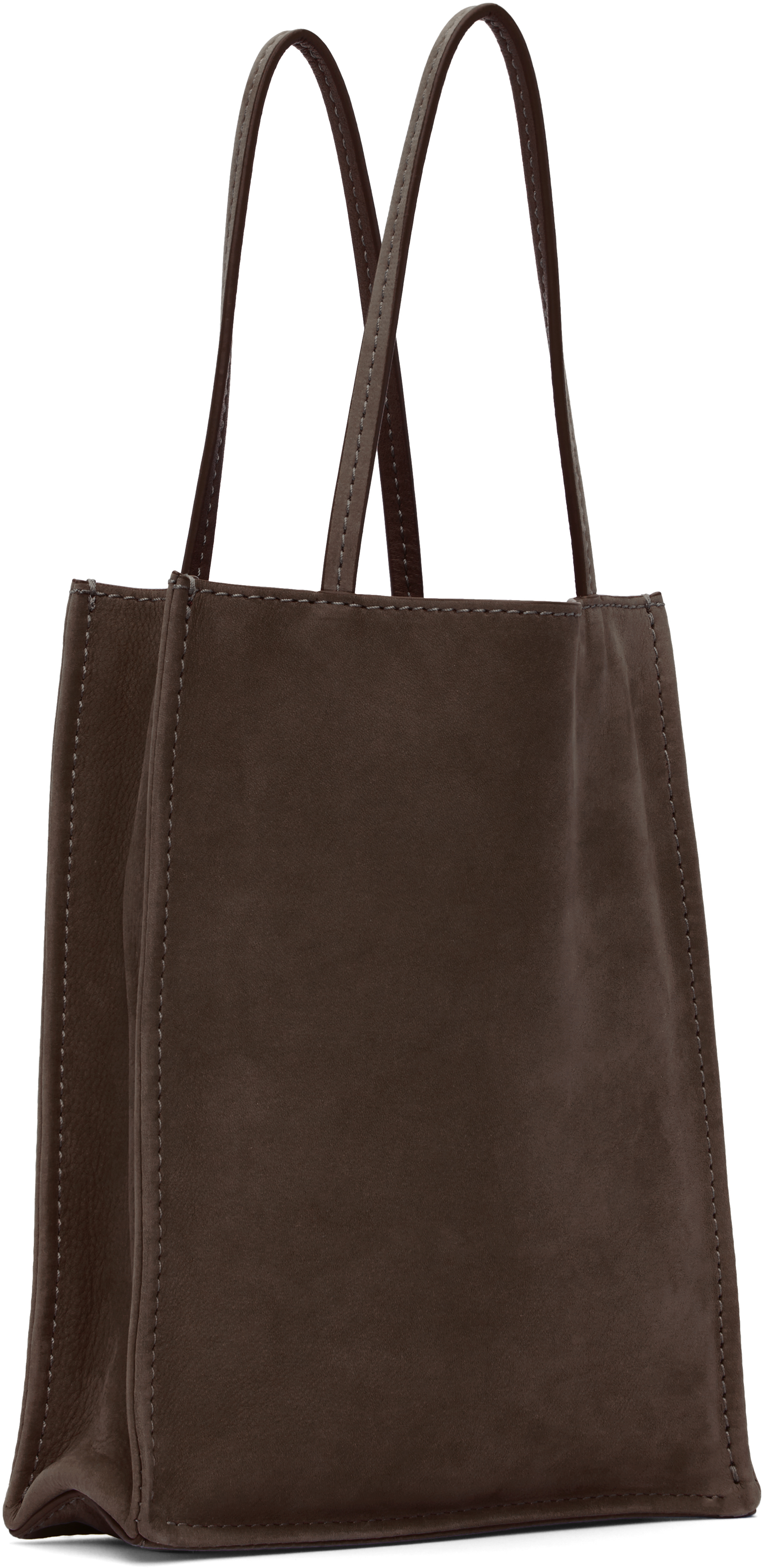 THE ROW BROWN SMALL TO GO TOTE