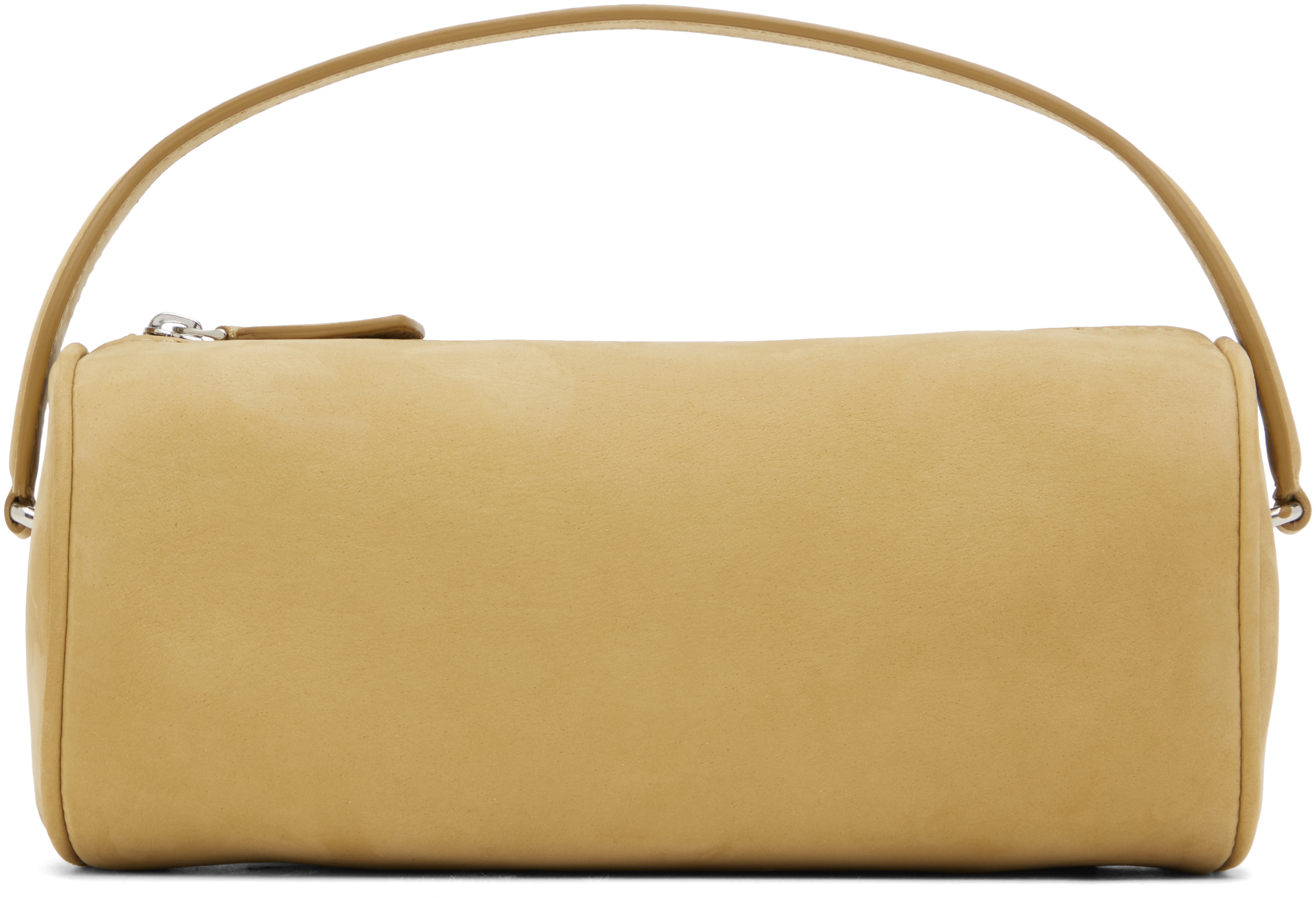 The Row Beige Round 90's Bag In Mstrs Mustard Ans