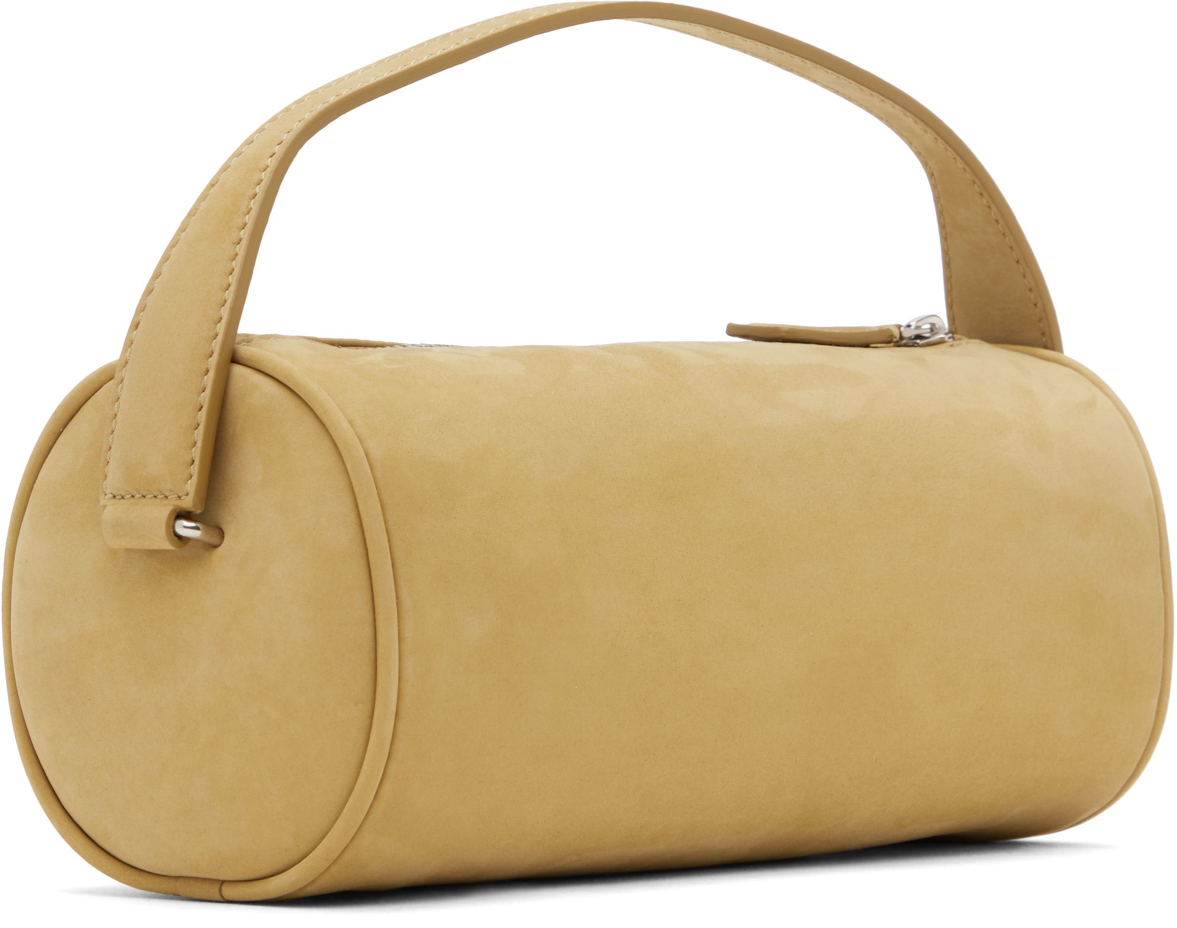 The Row Beige Round 90's Bag In Mstrs Mustard Ans