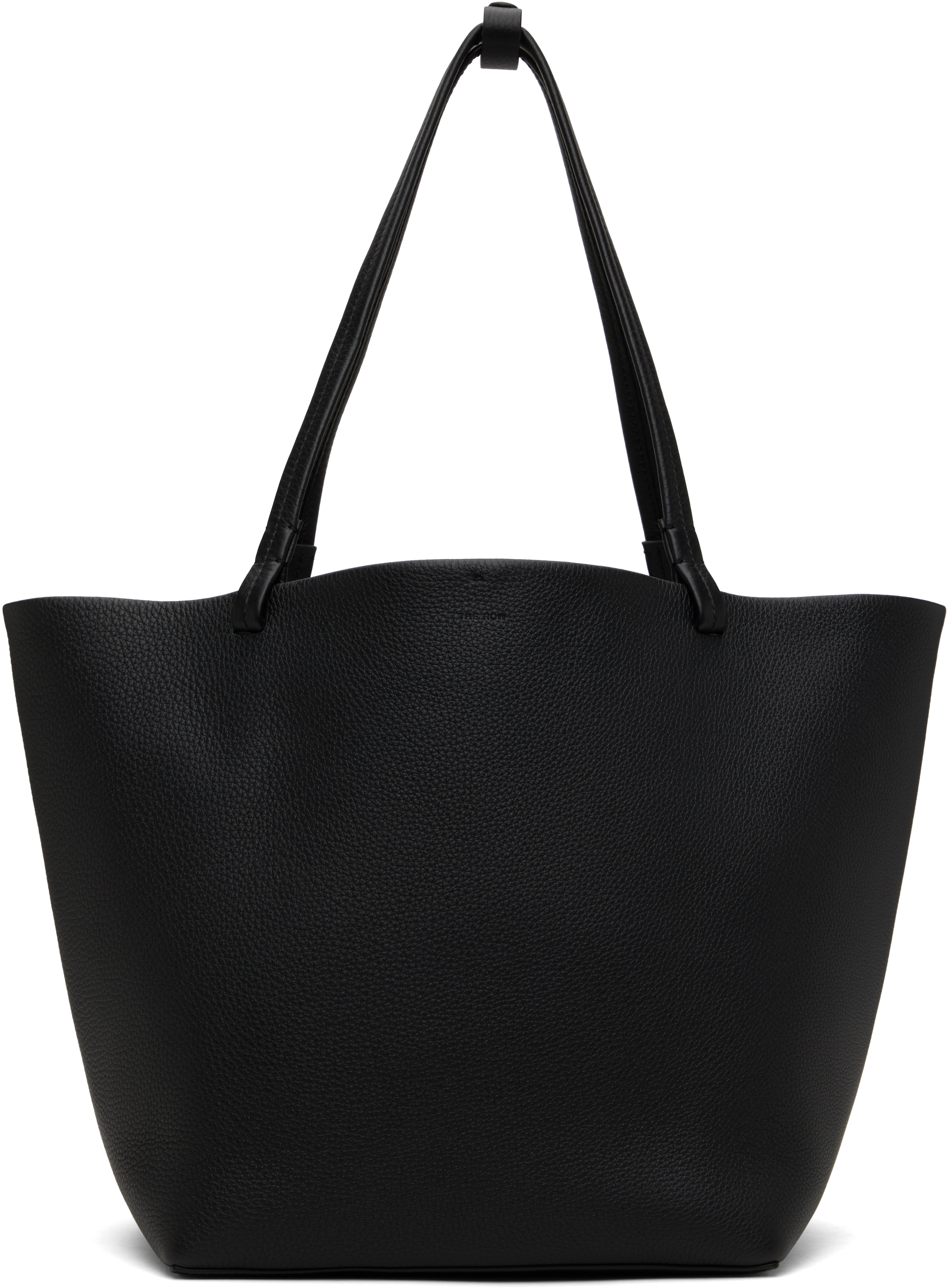 The Row Black Park Three Tote In Blkp Black Pl