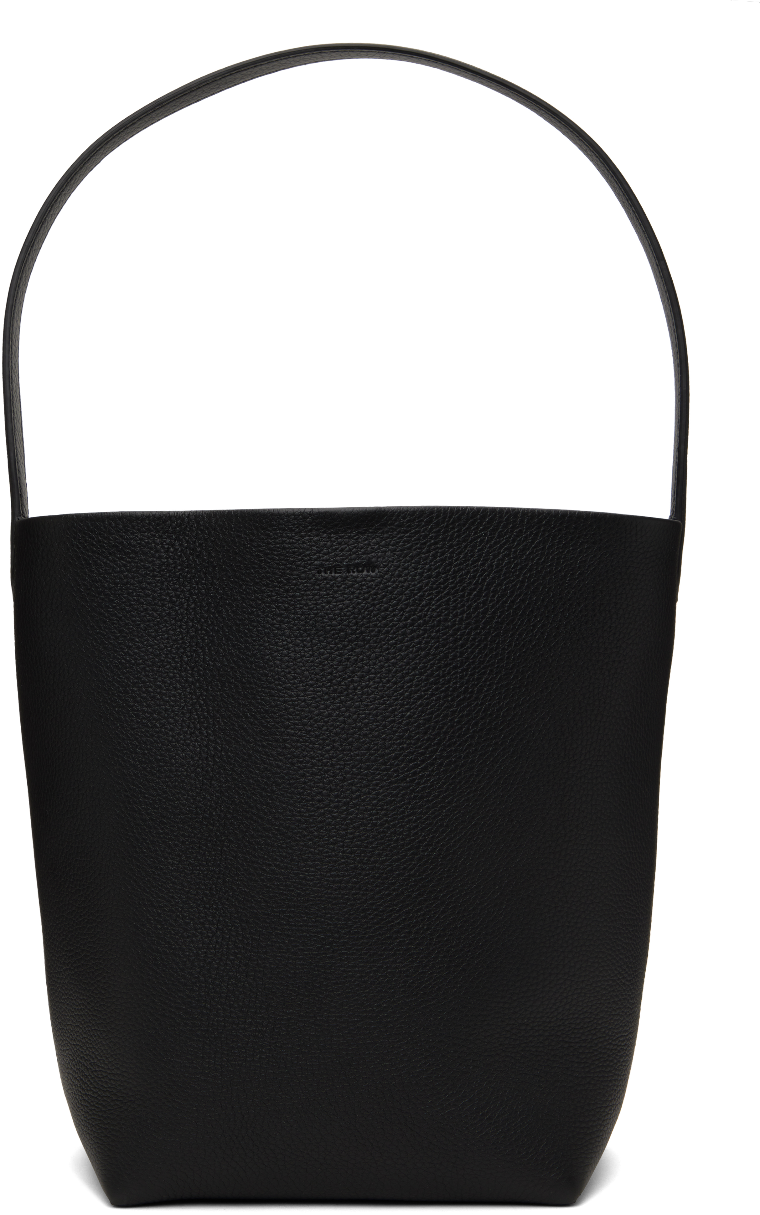The Row Black Medium N/s Park Tote In Blk Black