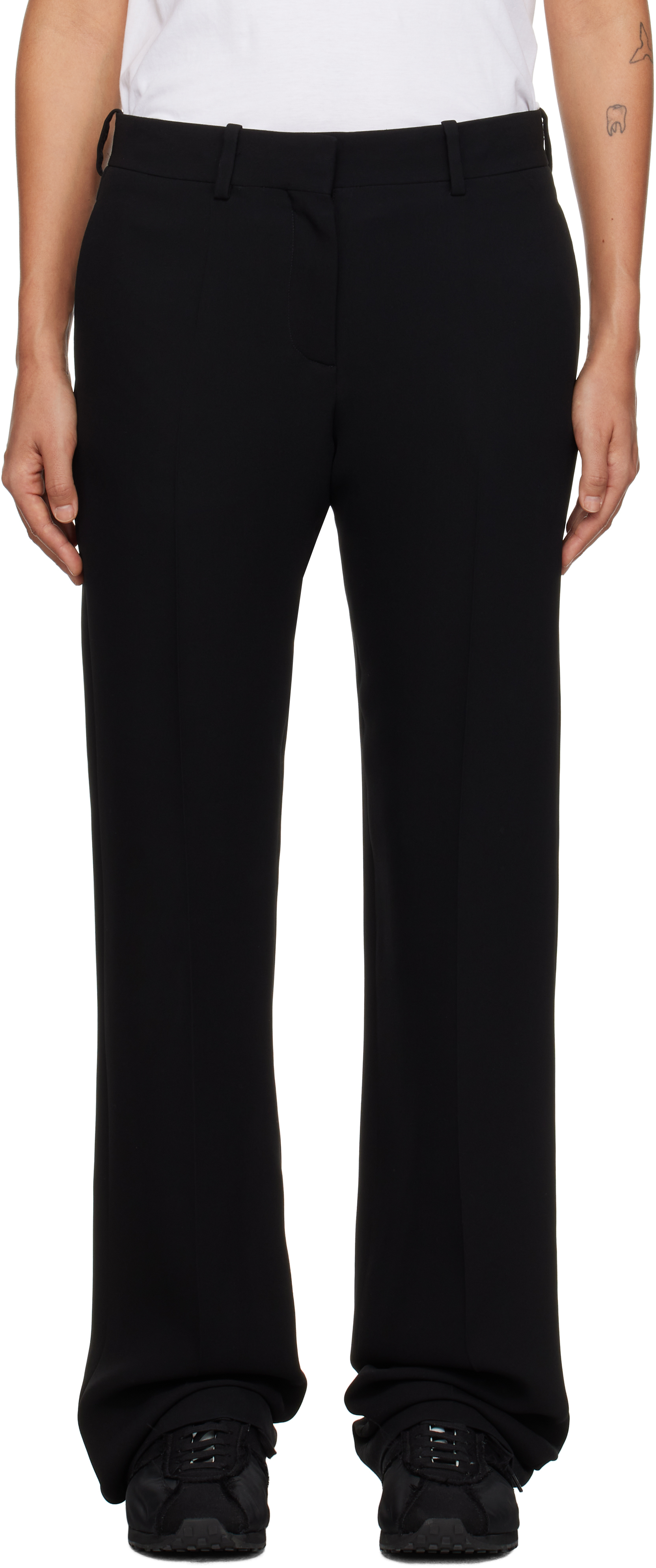 Black Selvie Trousers