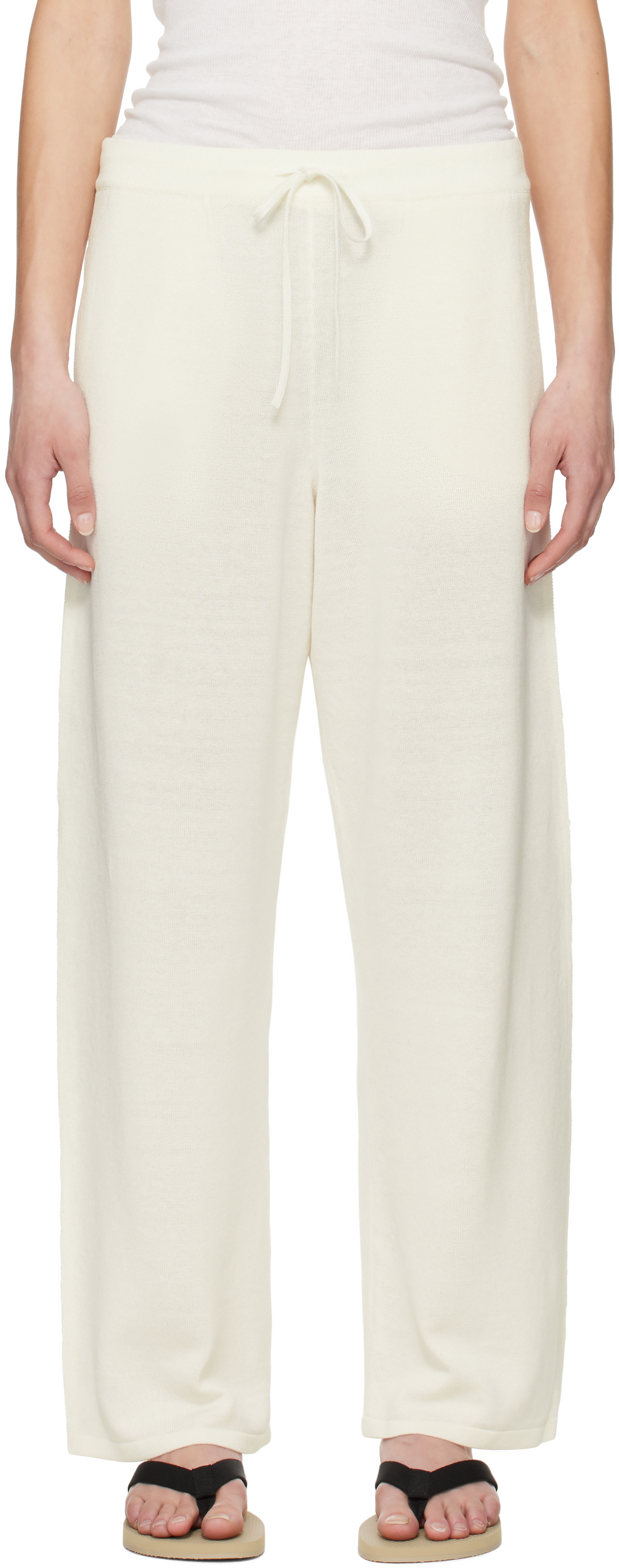 パンツ [The Row] Jory Pants in Linen and Cotton The Row Jory Pants in Linen and Cotton | REVERSIBLE