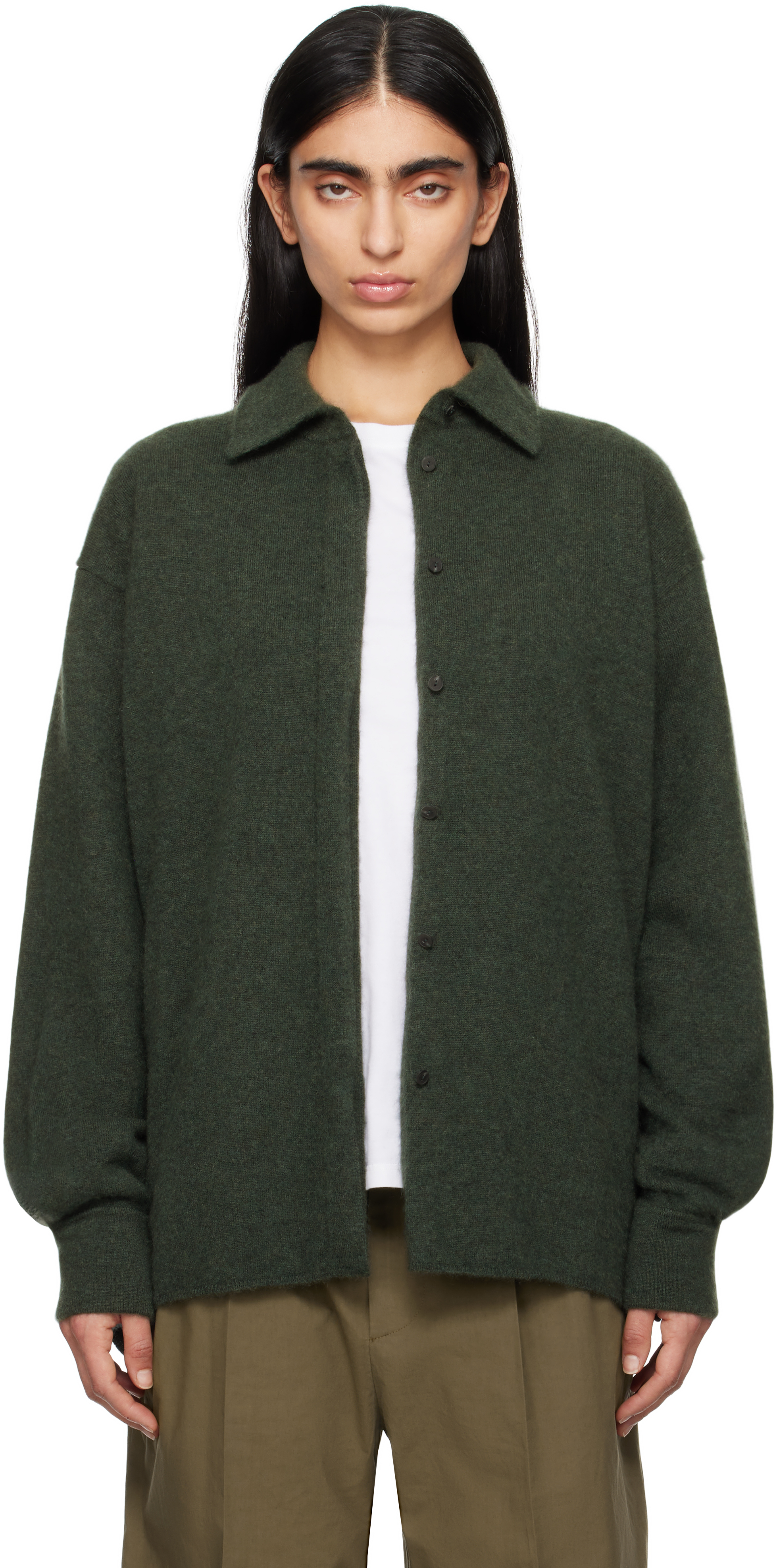THE ROW GREEN JANAK SHIRT