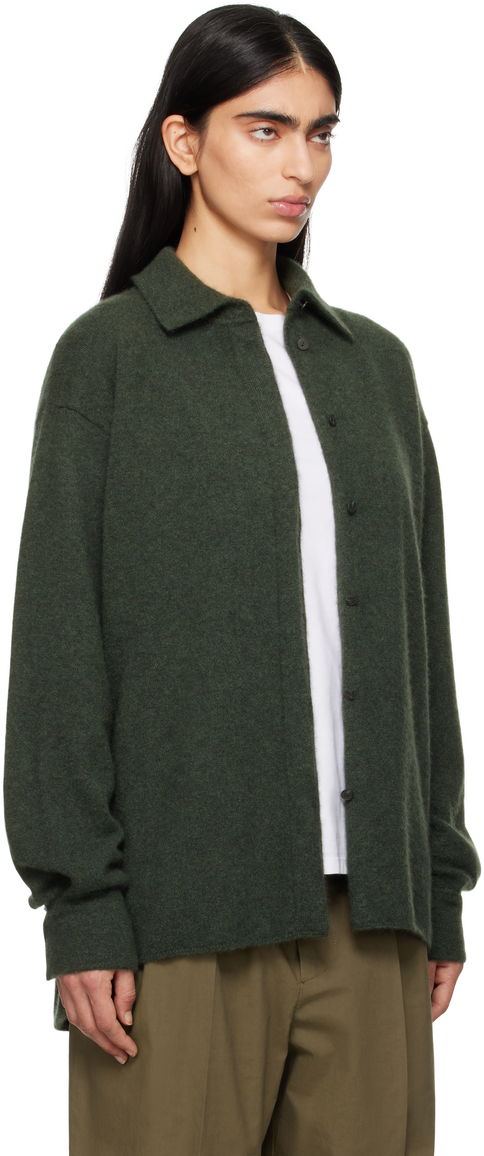 THE ROW GREEN JANAK SHIRT