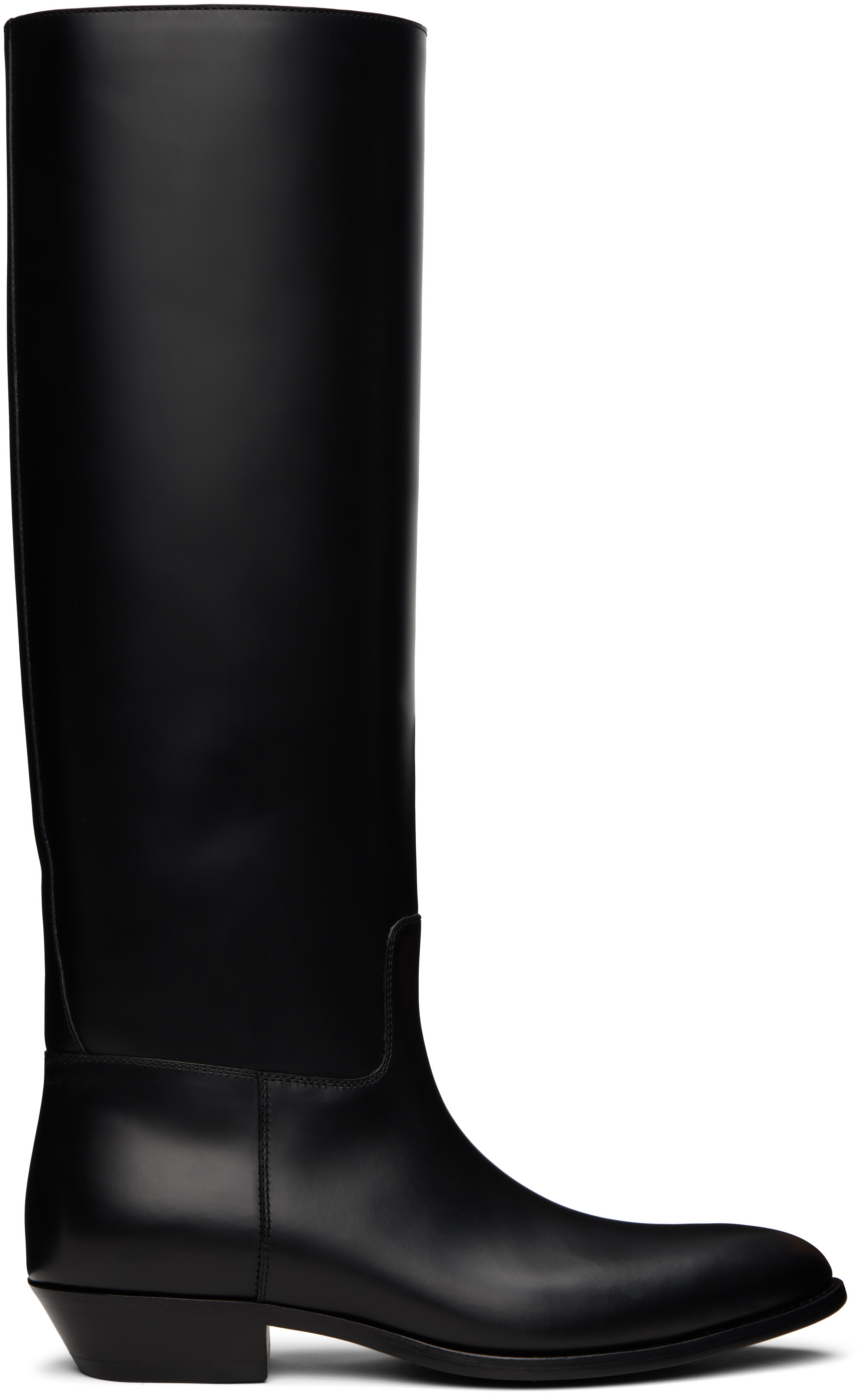 Black Western Tall Boots