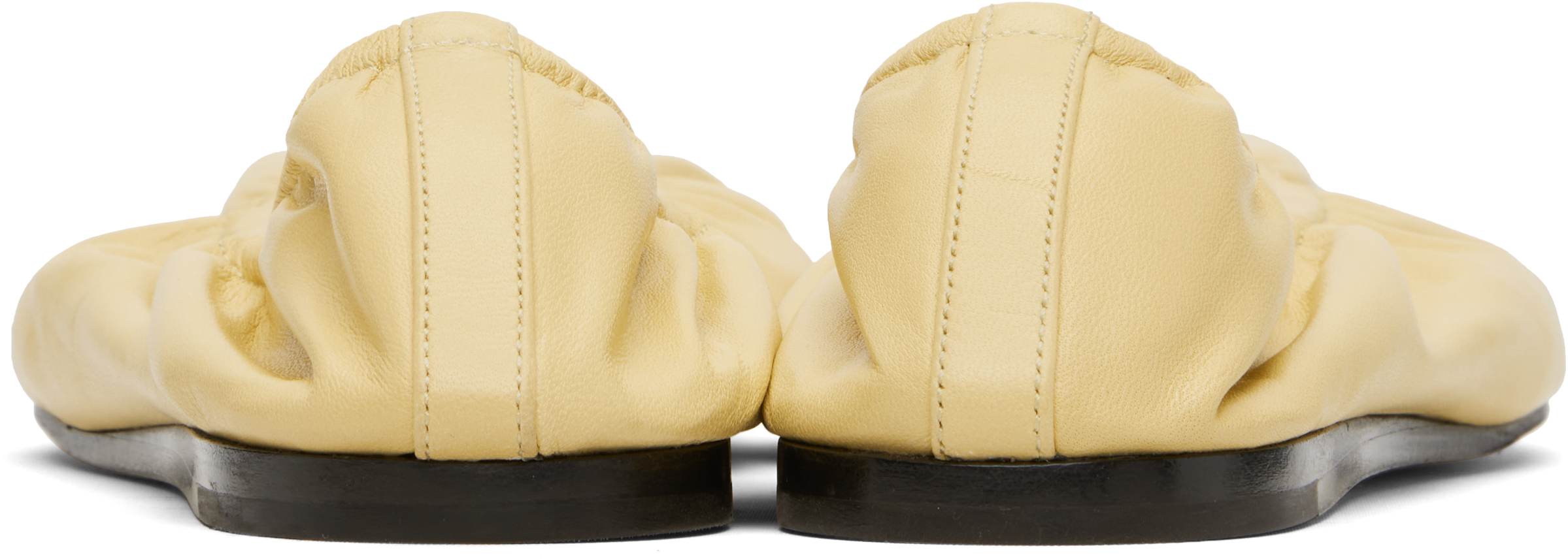 The Row Yellow Liisa Ballerina Flats