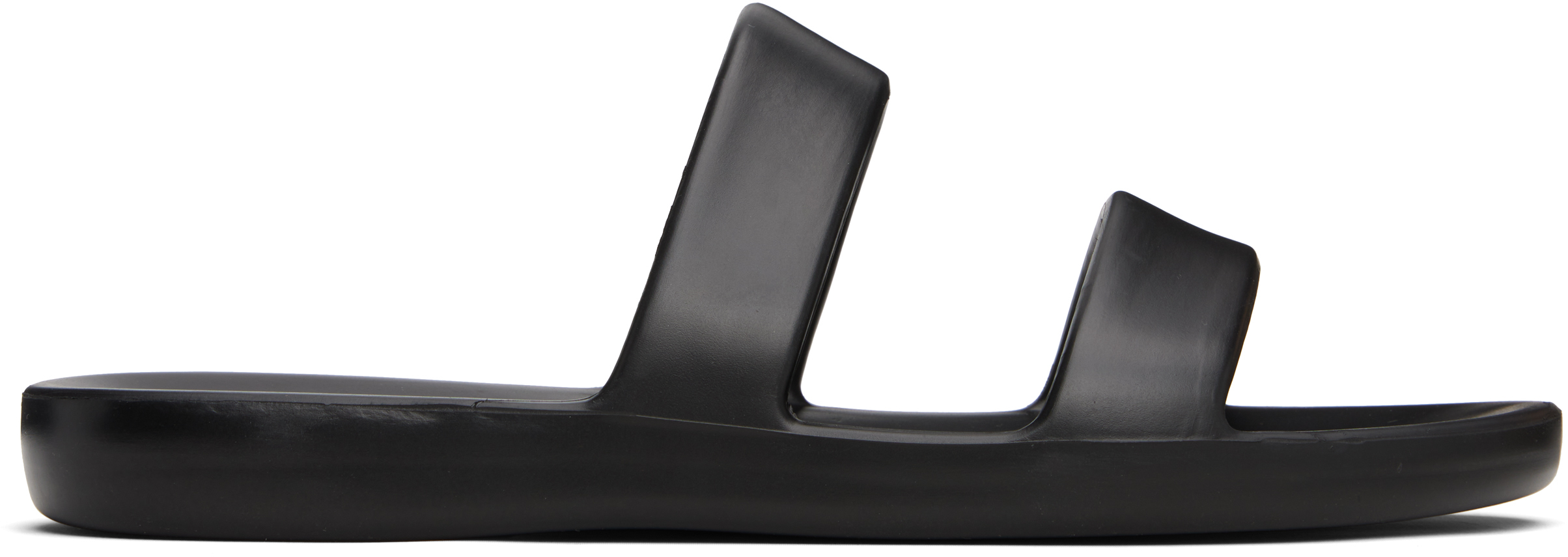 Shop The Row Black Foam Sandals