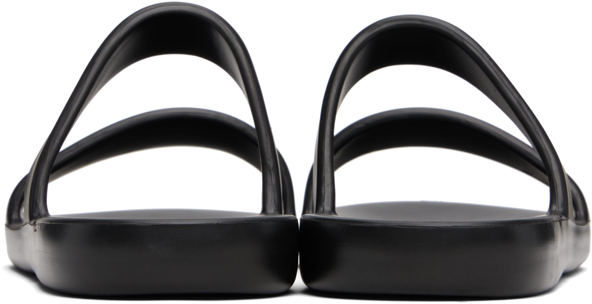 Shop The Row Black Foam Sandals
