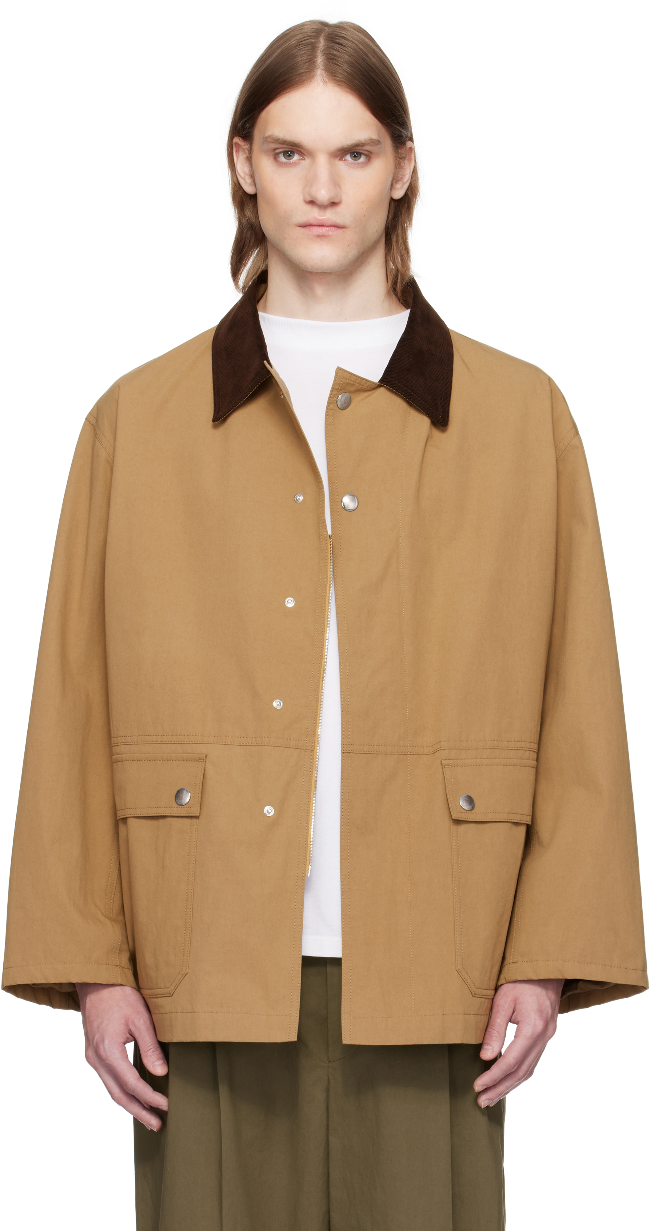 The Row: Tan Frank Jacket | SSENSE