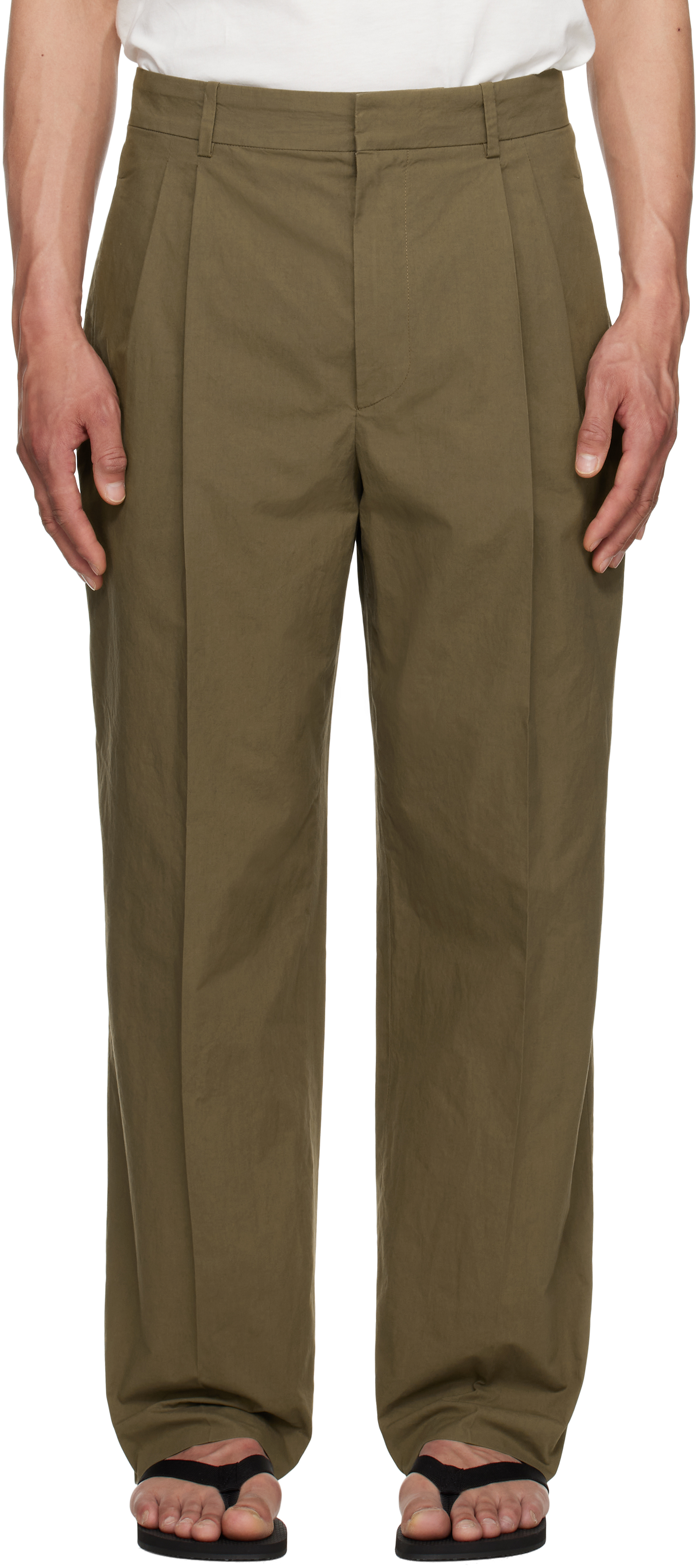 Khaki Silas Trousers