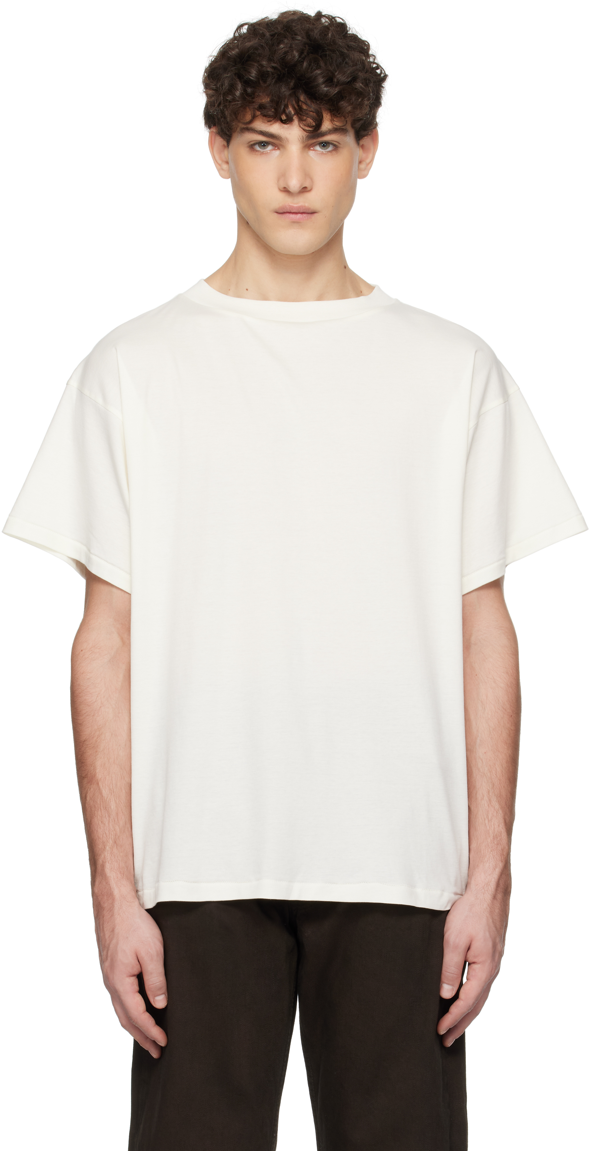 The Row Off-white Sator T-shirt In Wht White