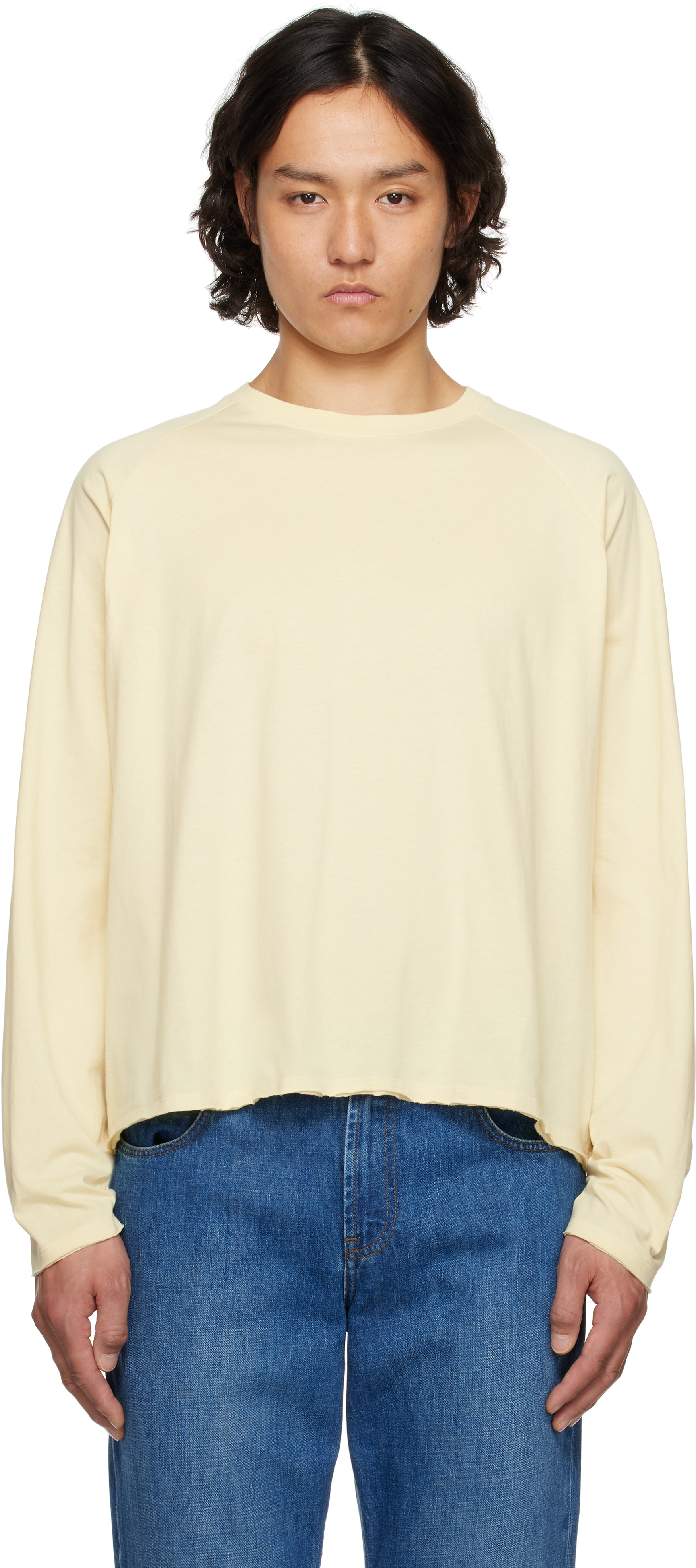 【関税込み】The Row イエロー Jameson Tシャツ The Row: イエロー Jameson Tシャツ | SSENSE 日本
