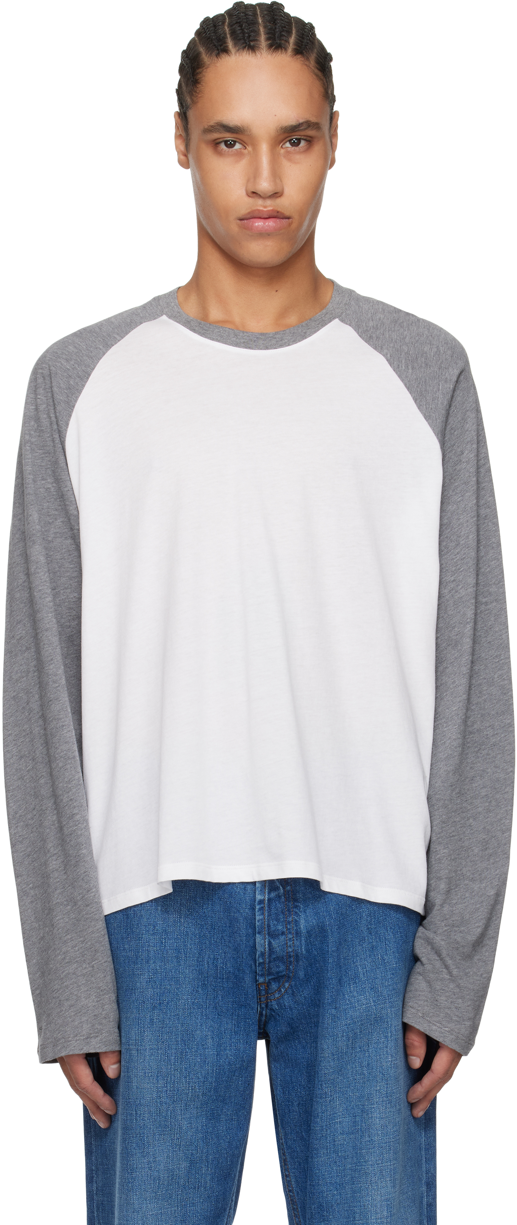 【関税込み】The Row グレー Luke Tシャツ THE ROW - The row LUKE T-SHIRT Tシャツ 白 ユニセックス対応