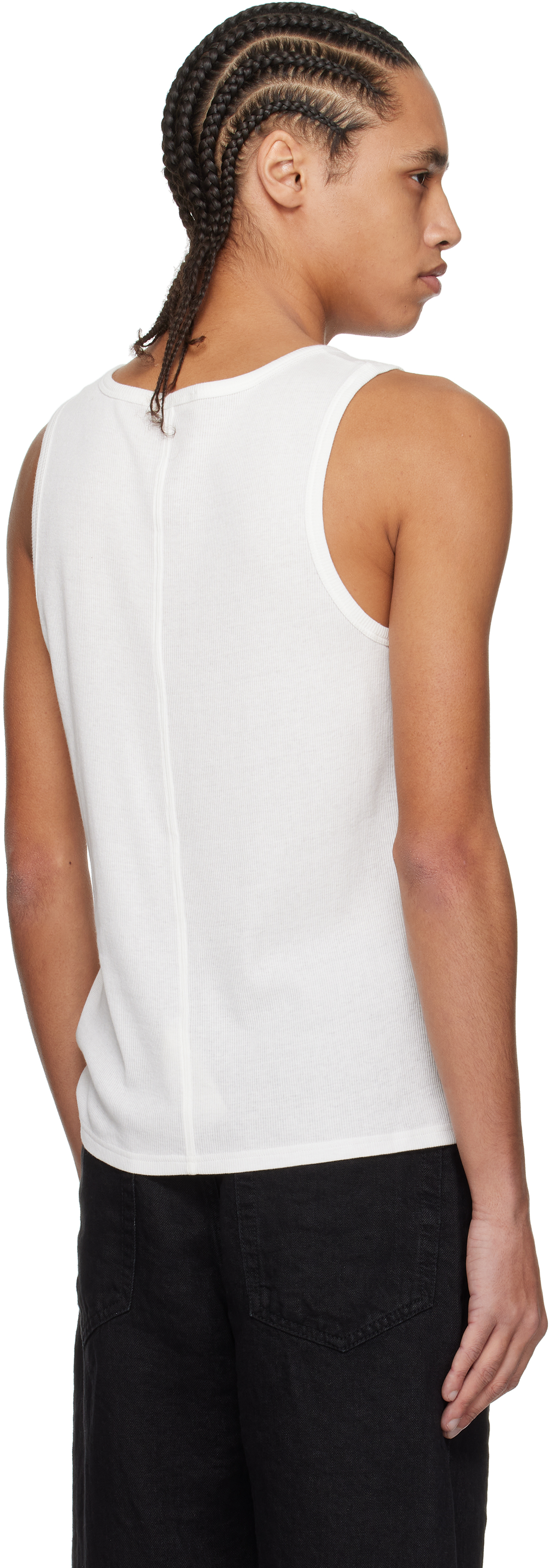 The Row White Solstice Tank Top In Wht White