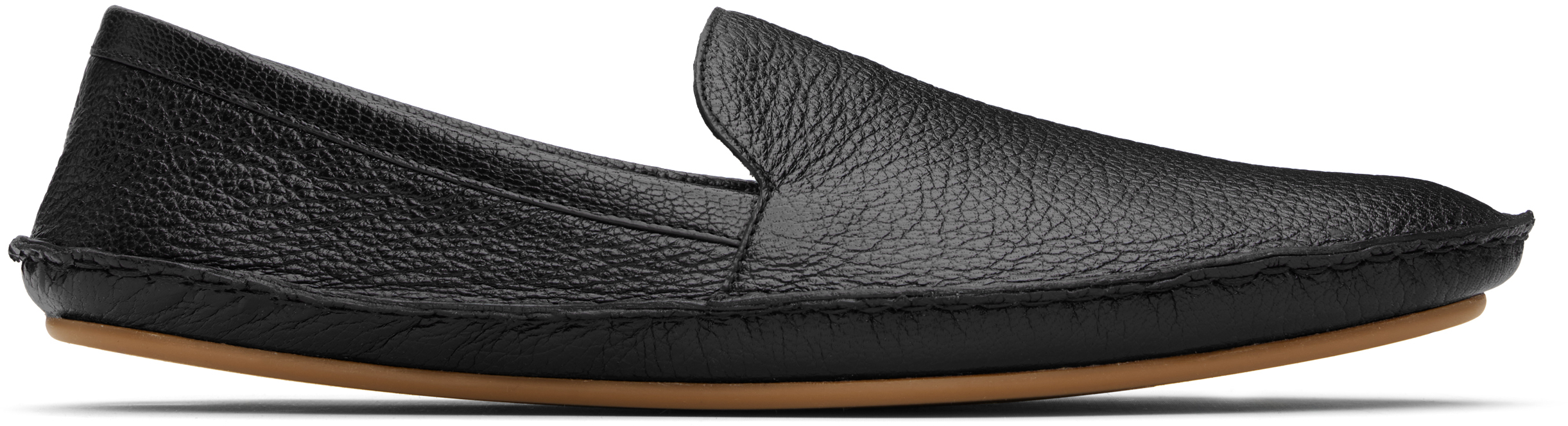Black Vasko Slip On Loafers