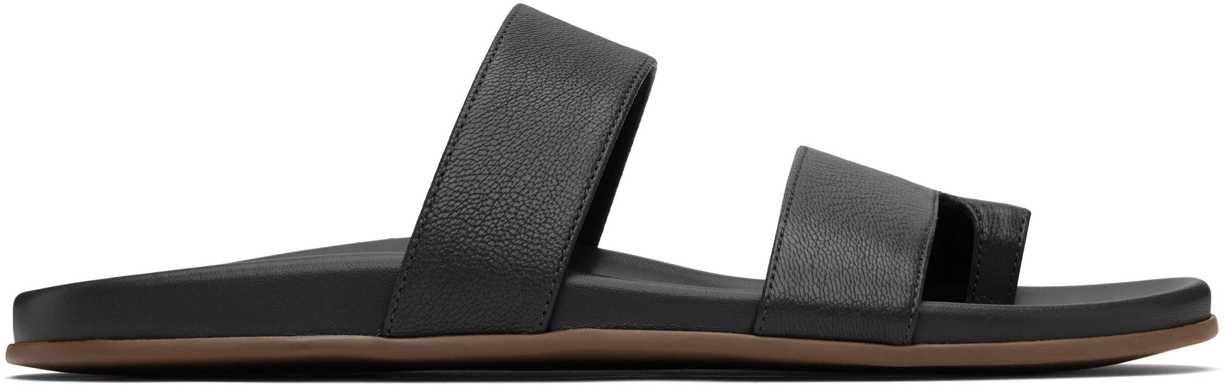 Black Hugh Sandals