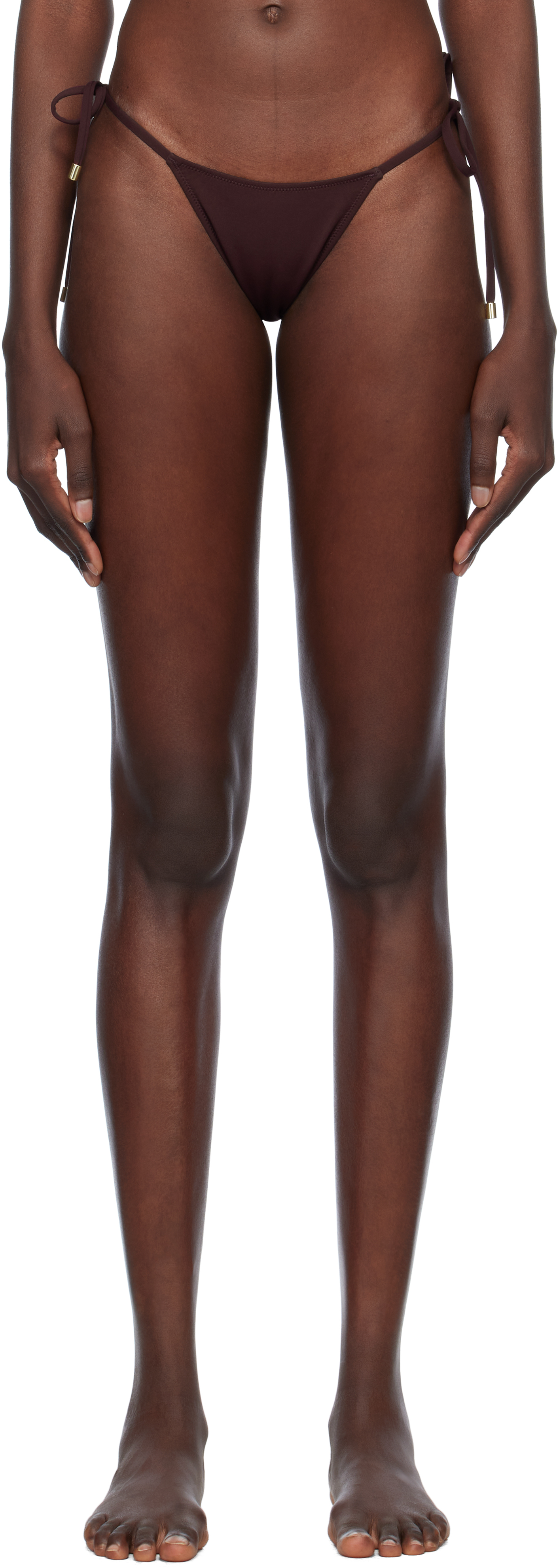 Tropic Of C Purple Praia Bikini Bottoms In Fig