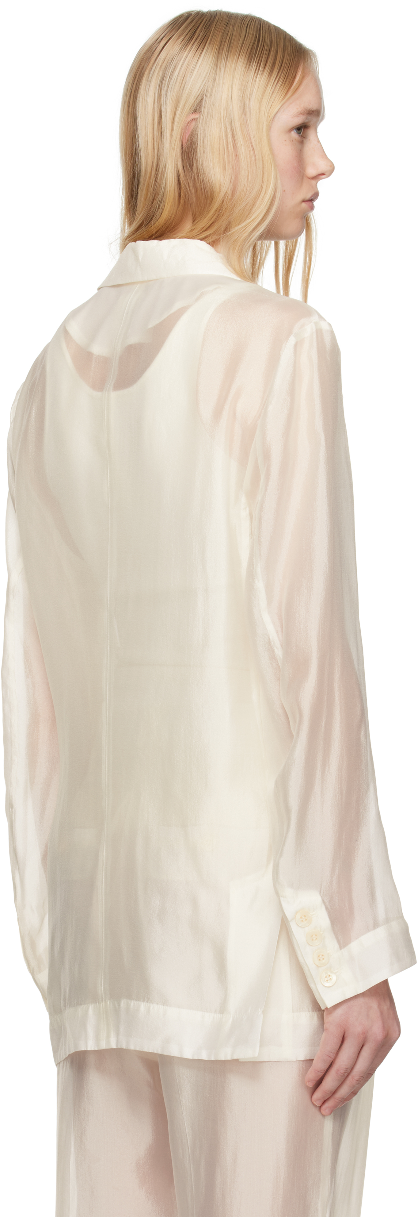 The Garment Off-white Gilian Blazer In 001 Cream