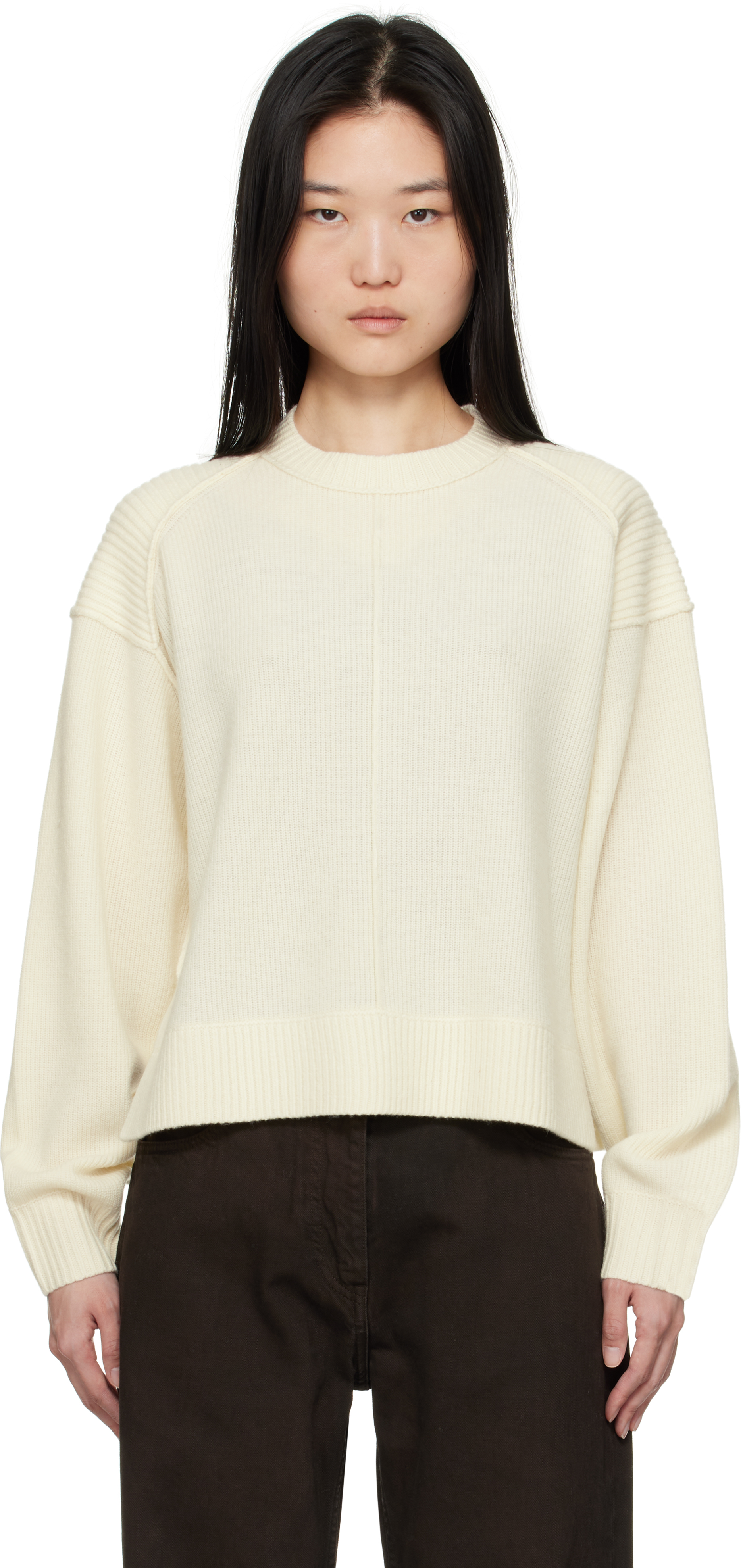 The Garment Off-white Como Classic Sweater In 002 Ivory