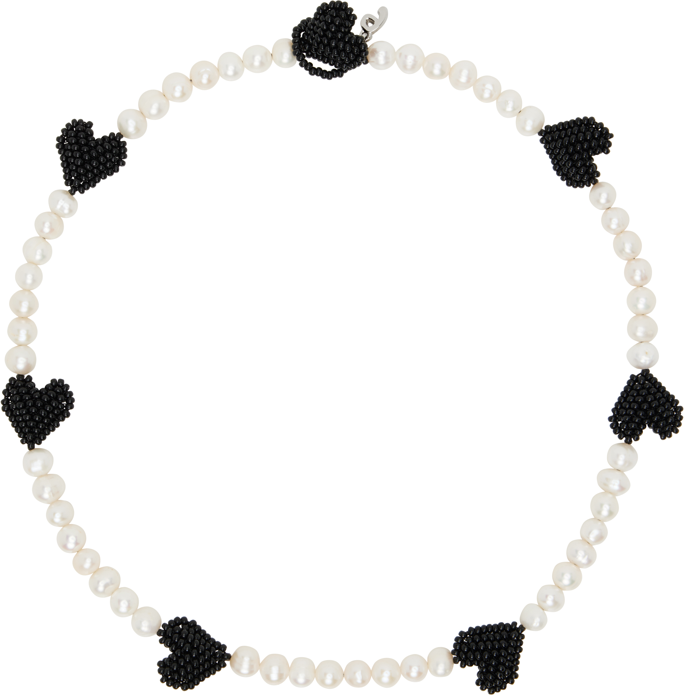 【関税込み】Pura Utz ホワイト Multi Black Heart ネックレス Pura Utzのホワイト Multi Black Heart ネックレスがセール中