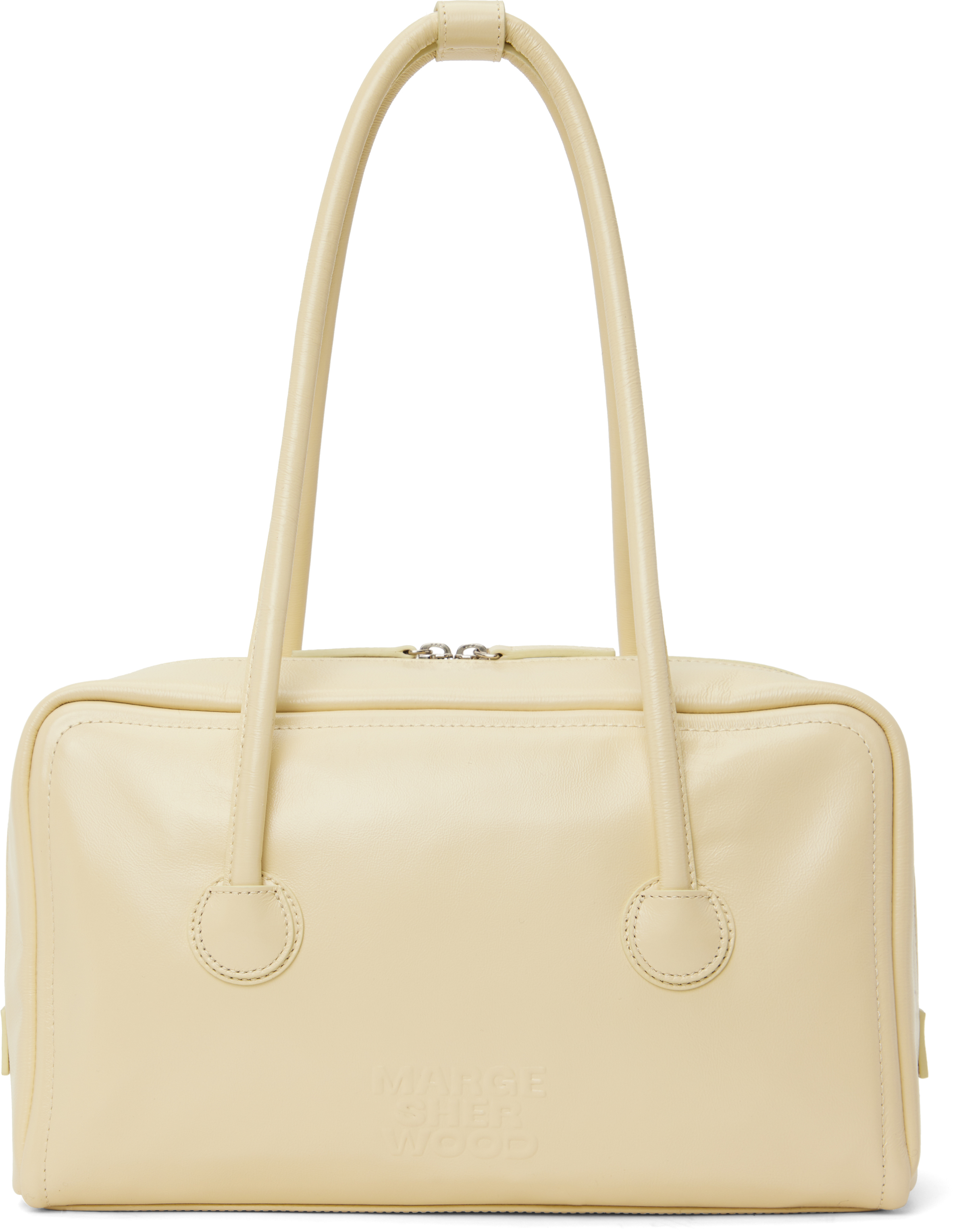 MARGESHERWOOD Beige Soft Boston Bag