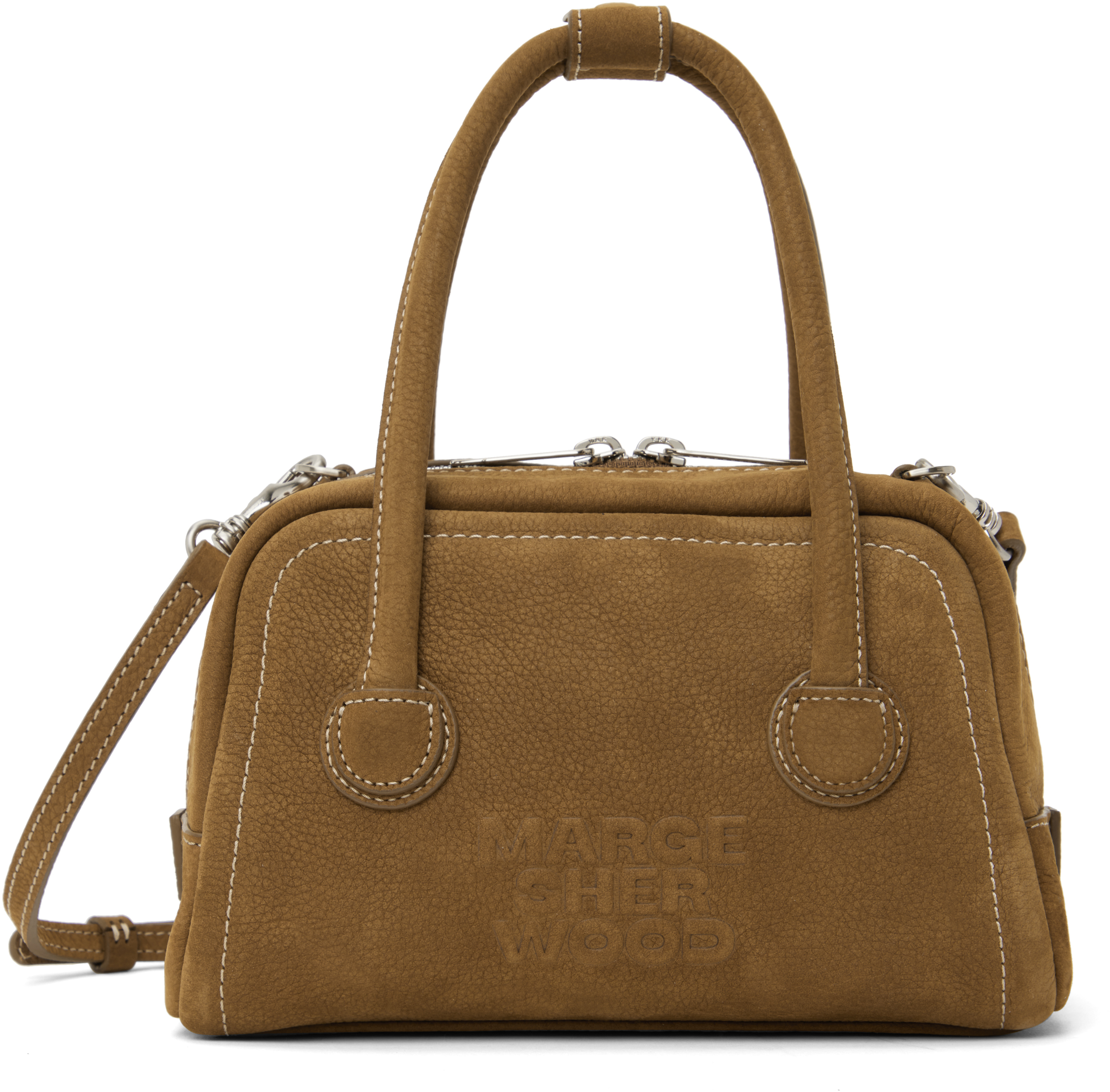 ★MARGESHERWOOD★ ブラウン ミニ Soft バッグ MARGESHERWOODのブラウン ミニ Soft バッグがセール中
