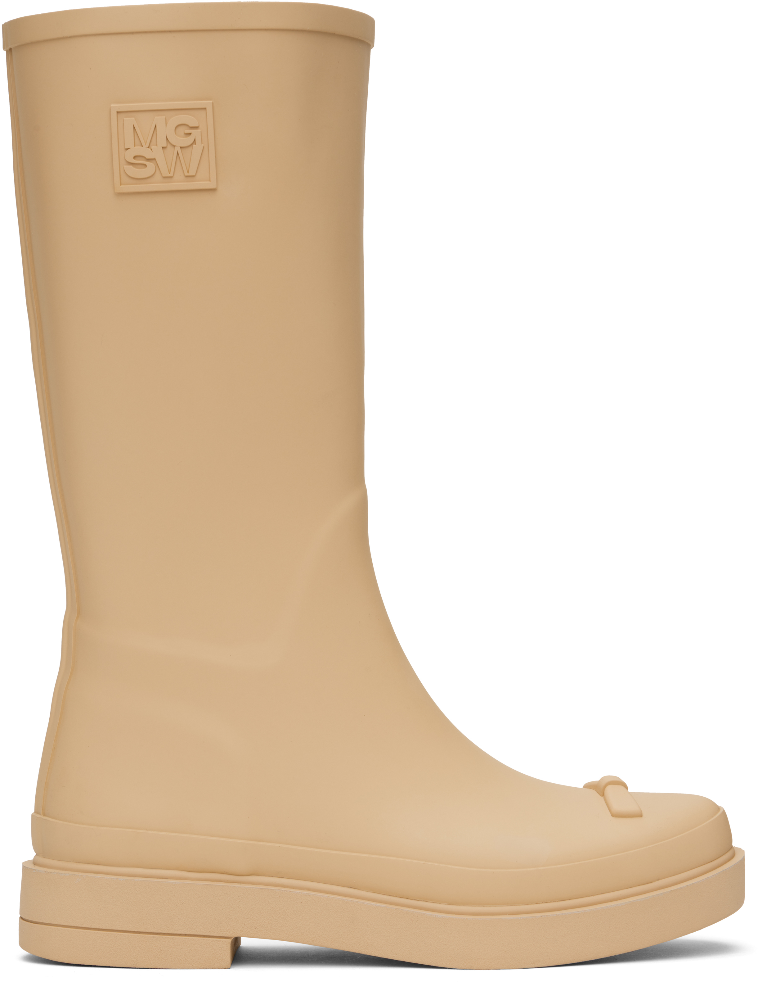 韓国人気【MARGE SHERWOOD】RIBBON RUBBER BOOTS LONG Black Ribbon Rubber Tall Boots by MARGESHERWOOD on Sale