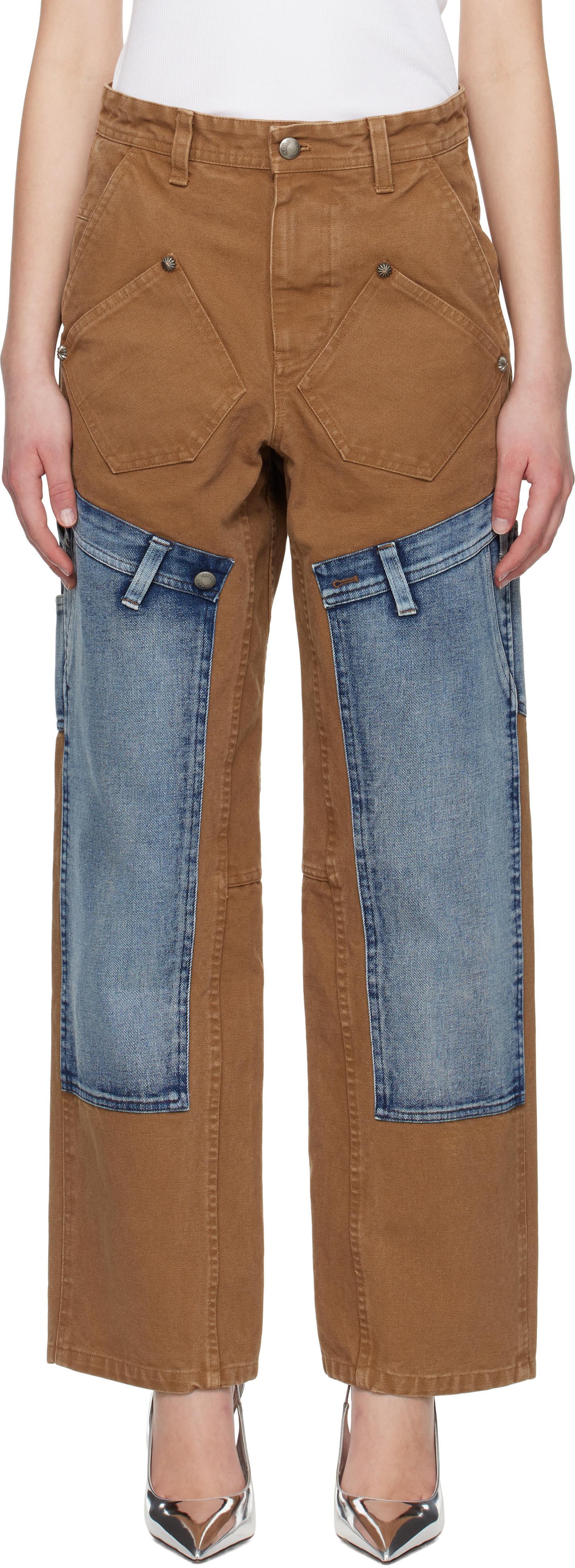 Brown & Blue Re-Make Carpenter Jeans