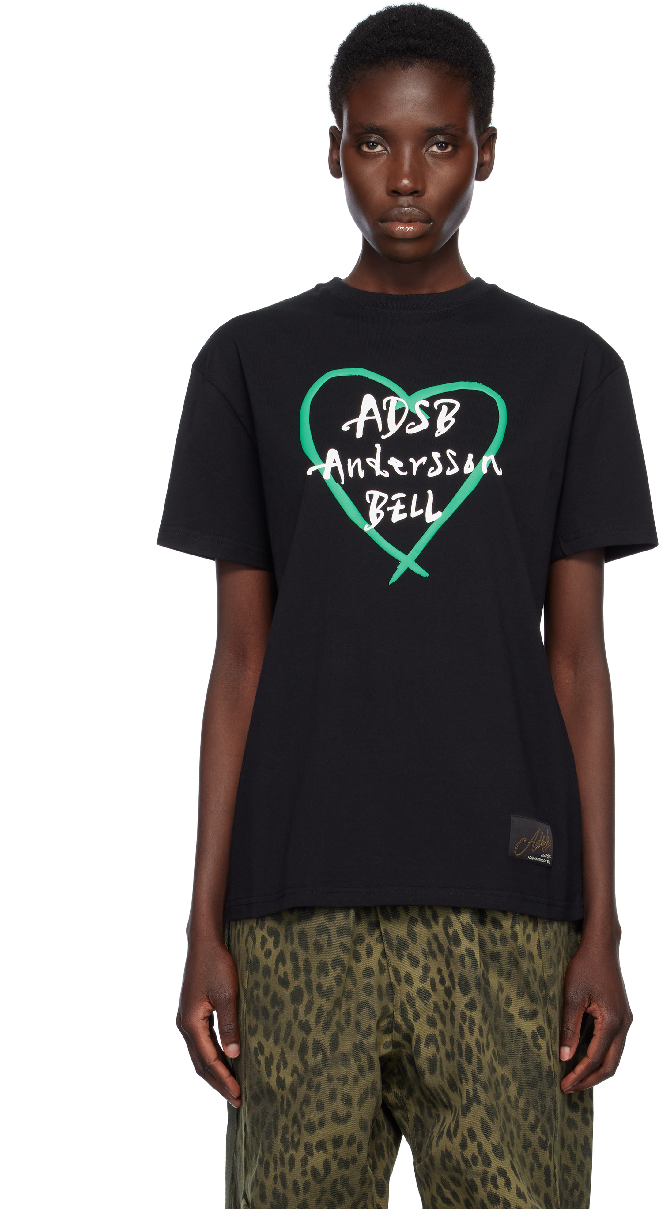 White Heart Kelly Logo T-shirt