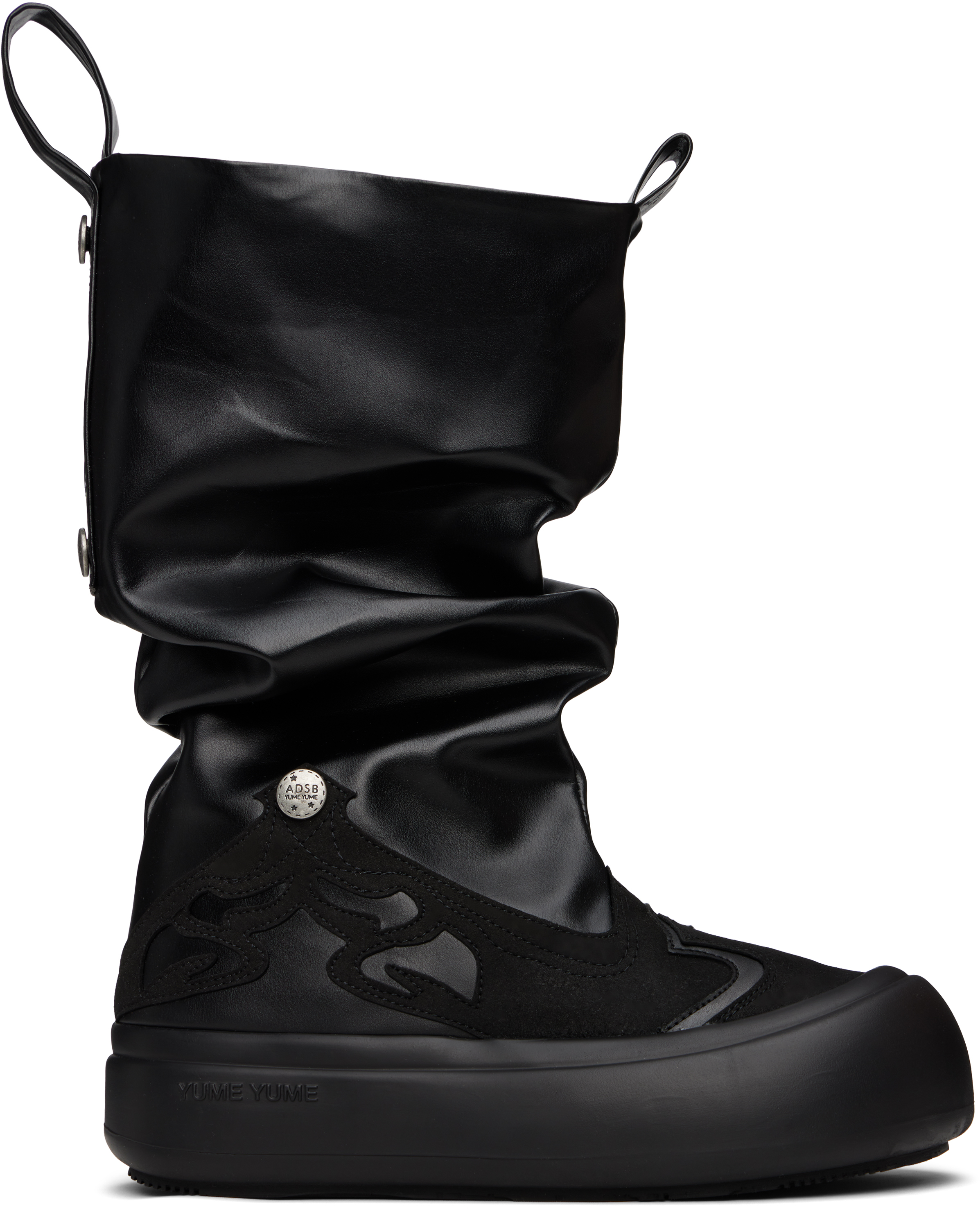 Black YUME YUME Edition Low Fisherman Boots by Andersson