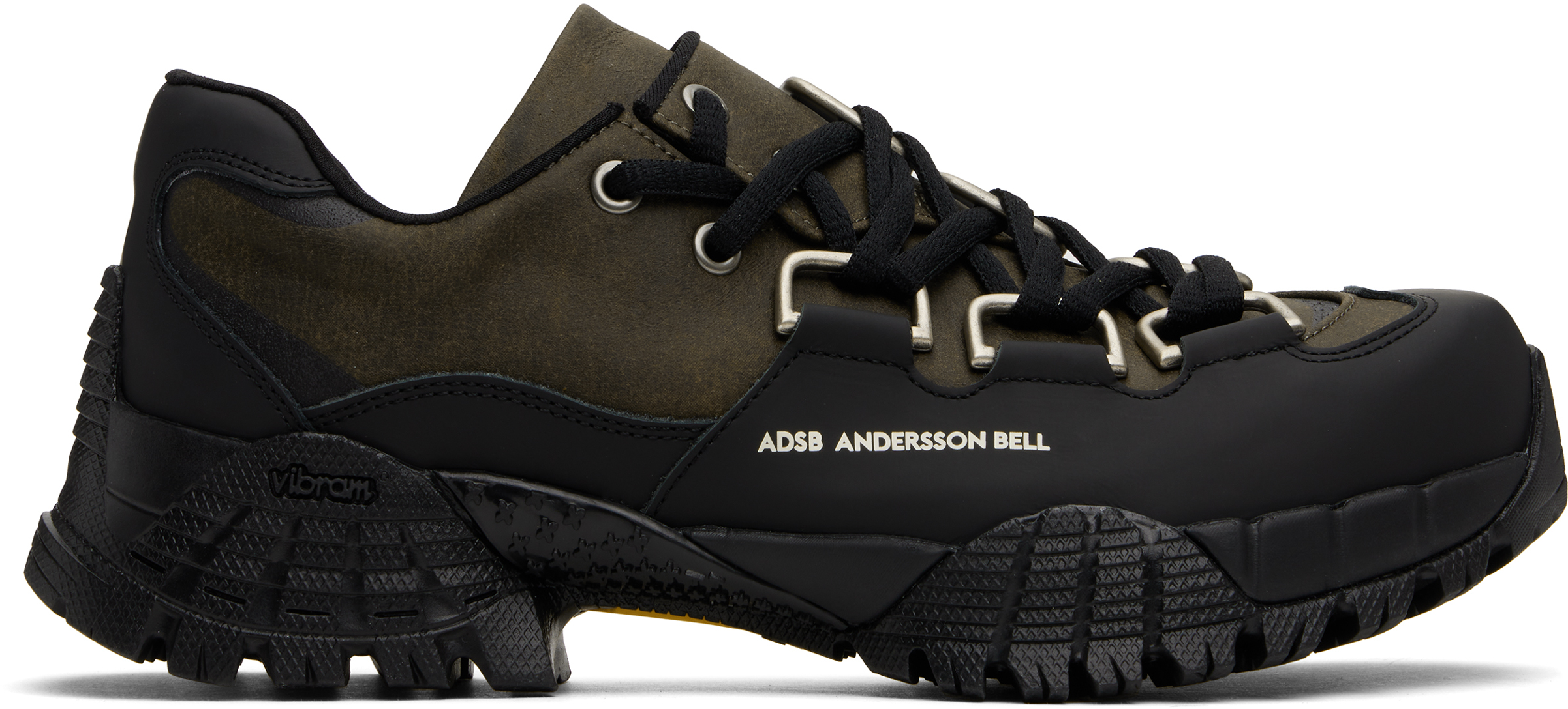 Black & Brown Trainer Diagonale Sneakers