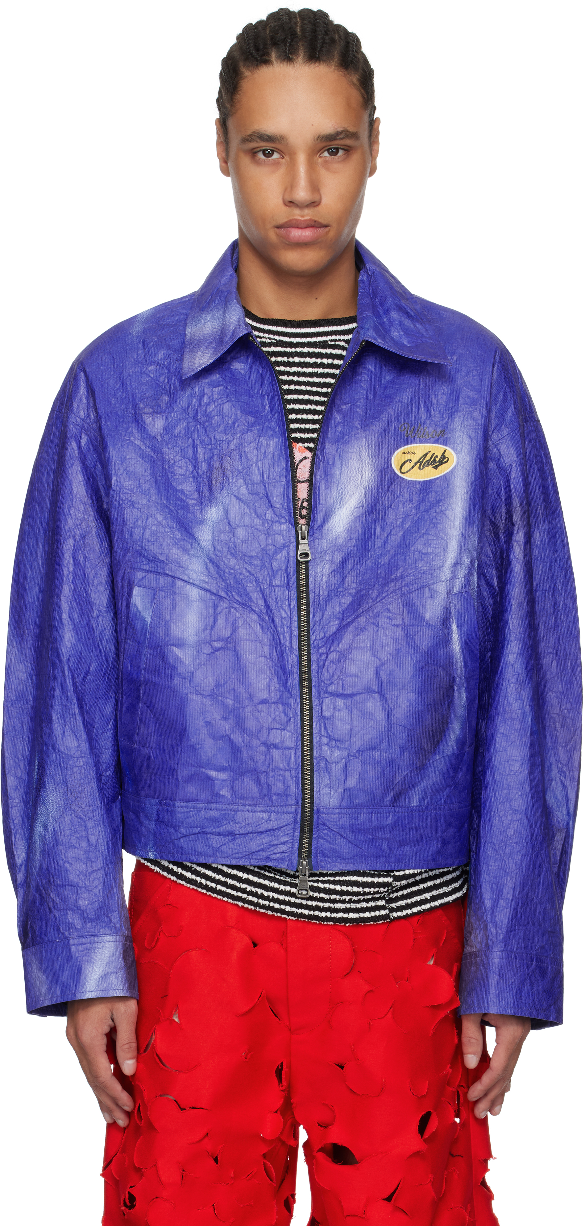 Blue Wilson Printed Tyvek Jacket