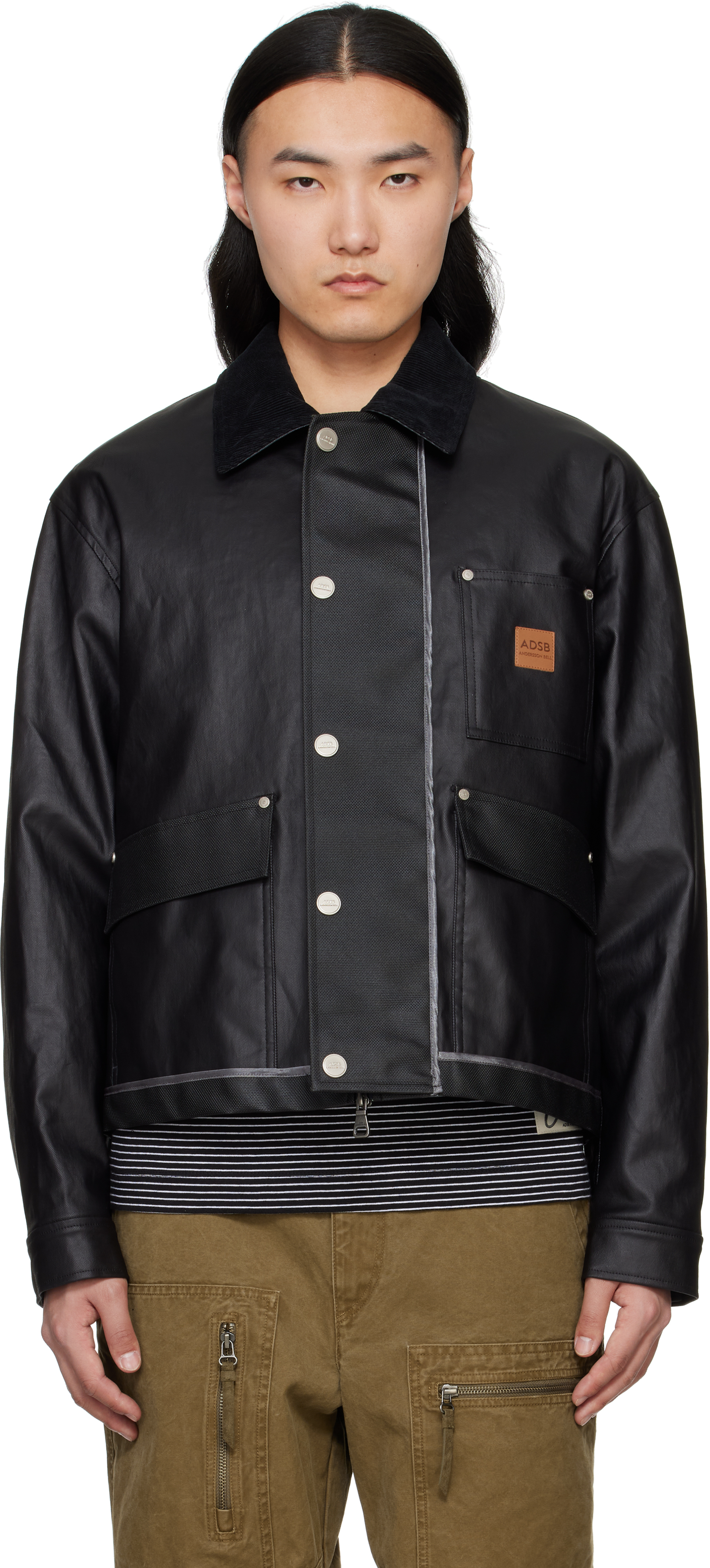 Black Dawoori Inside Out Jacket