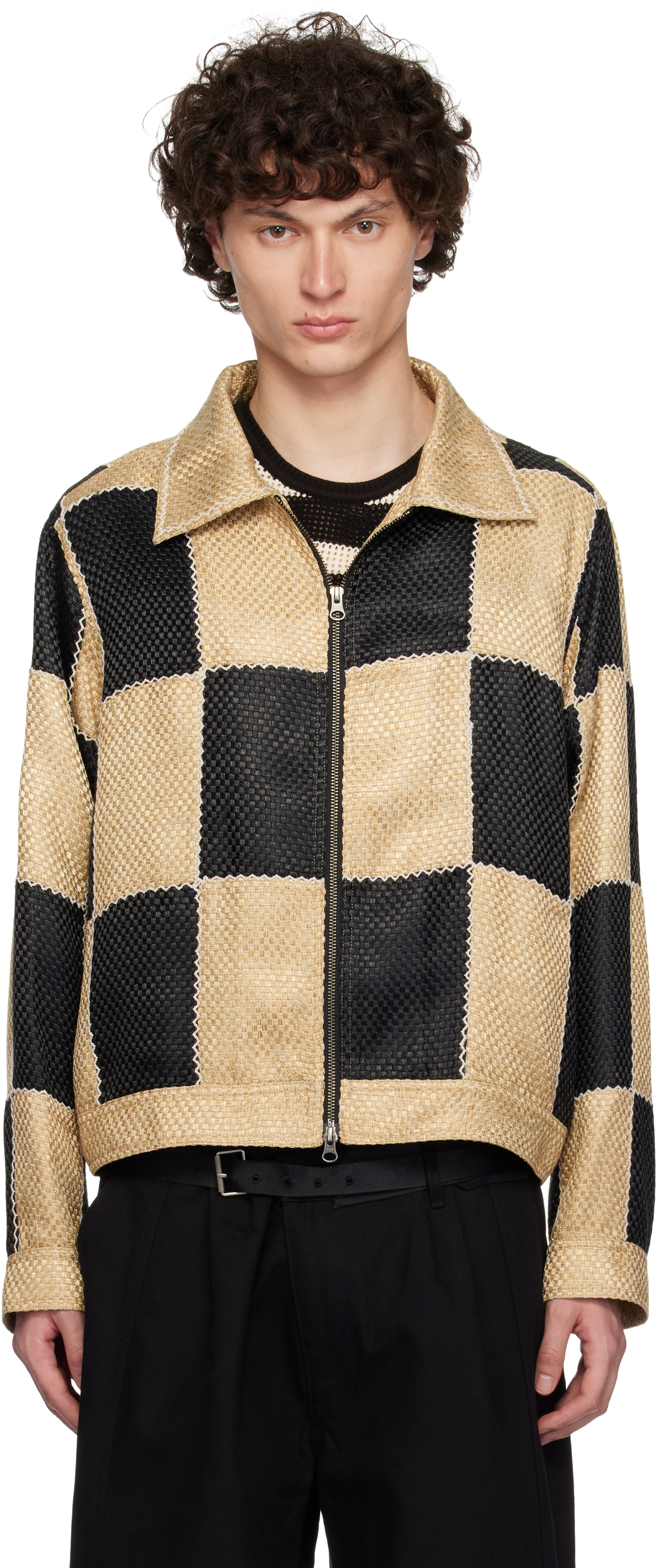 Andersson Bell Patchwork Zip-up Jacket