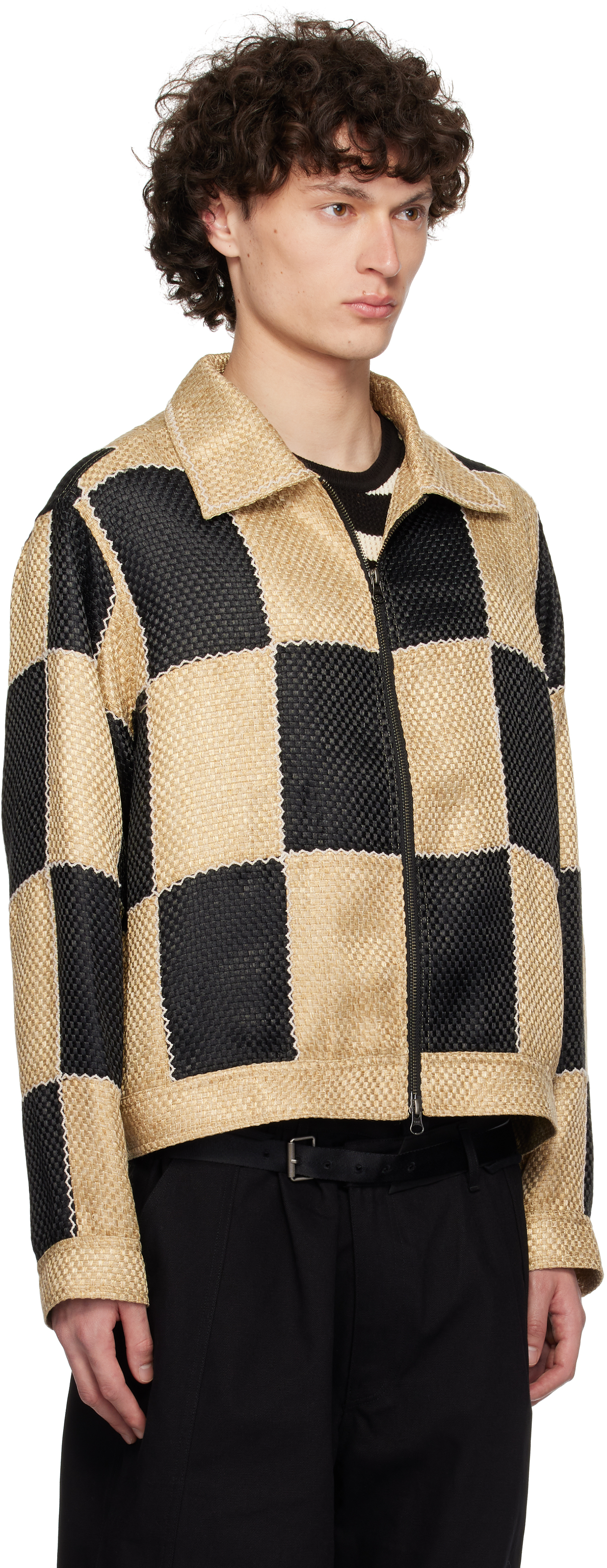 Andersson Bell Patchwork Zip-up Jacket
