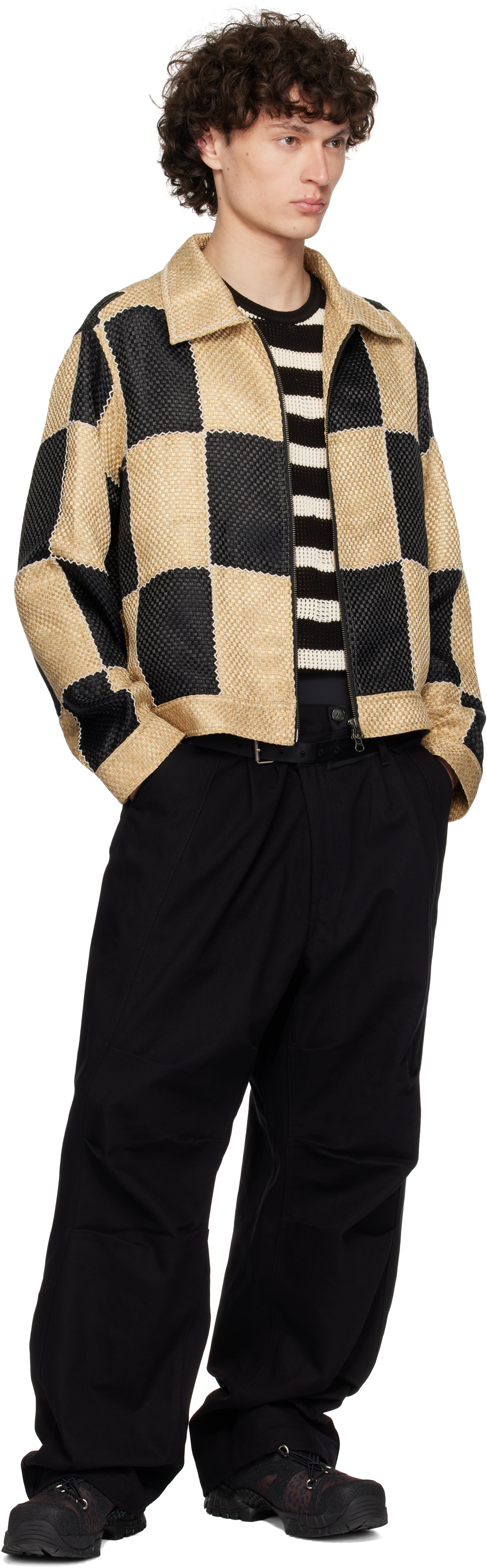 Andersson Bell Patchwork Zip-up Jacket