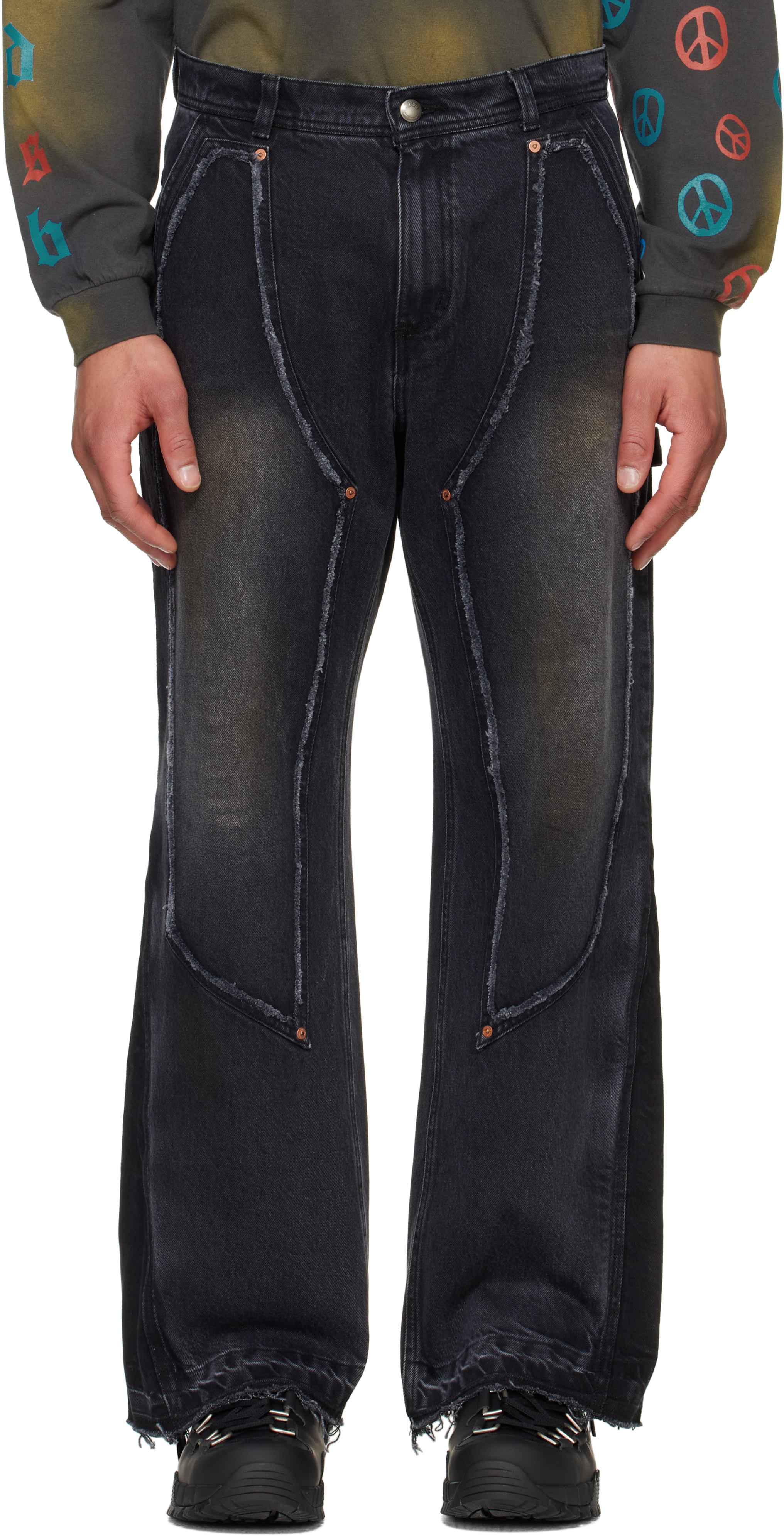 Black Rodeo Carpenter Wide Jeans