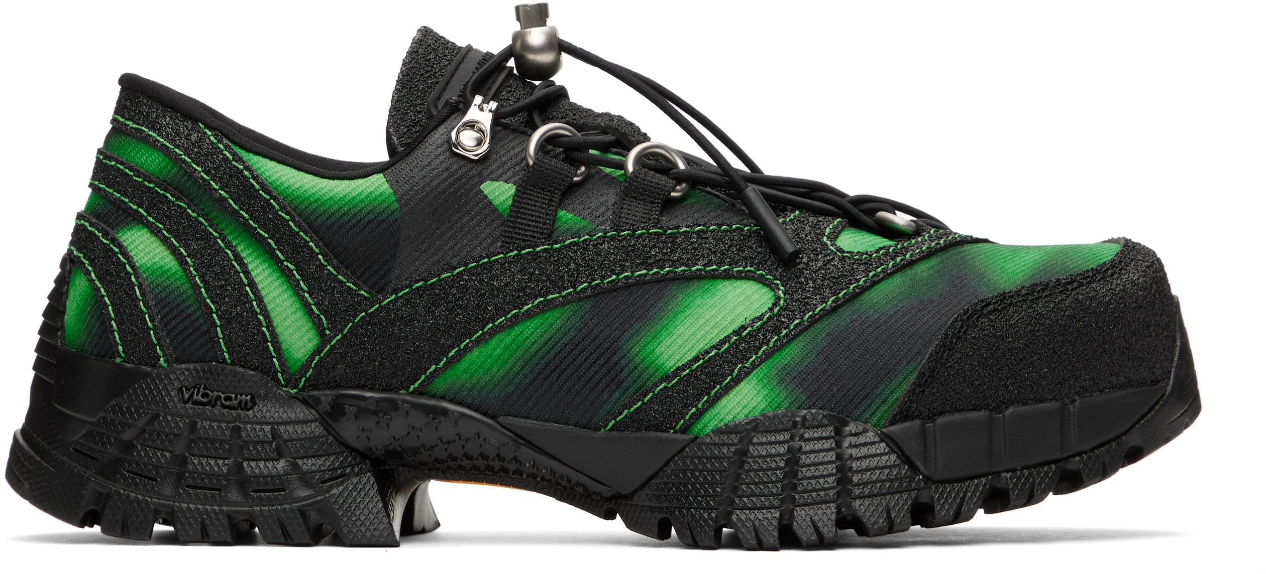 Green & Black SFUMATURA Sneakers