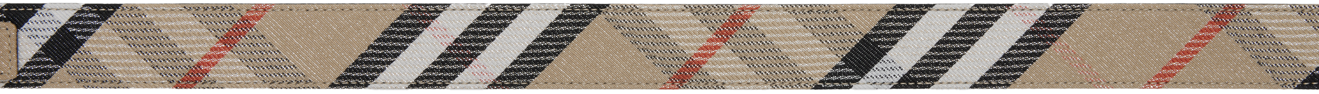 Burberry Beige Check Signature Reversible Belt