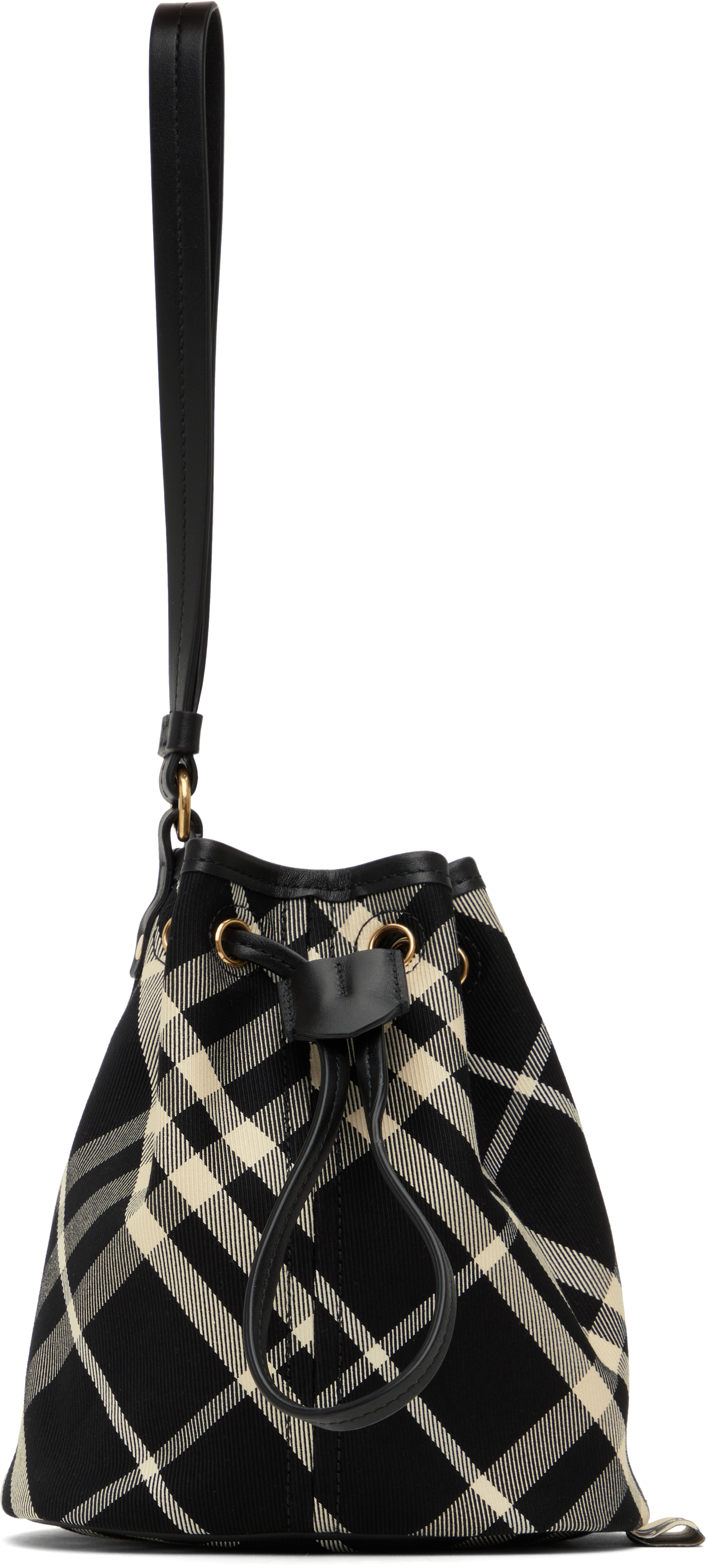 人気！BURBERRY ベージュ チェック ドローストリング ポーチ Burberry ベージュ ミニ チェック ドローストリング ポーチ | Lyst