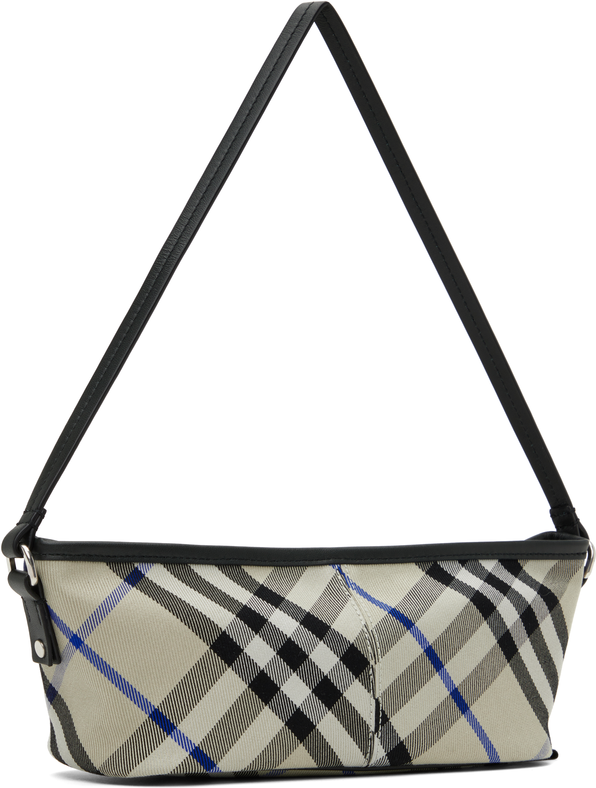 Burberry Beige Check Mini Bag In Lichen