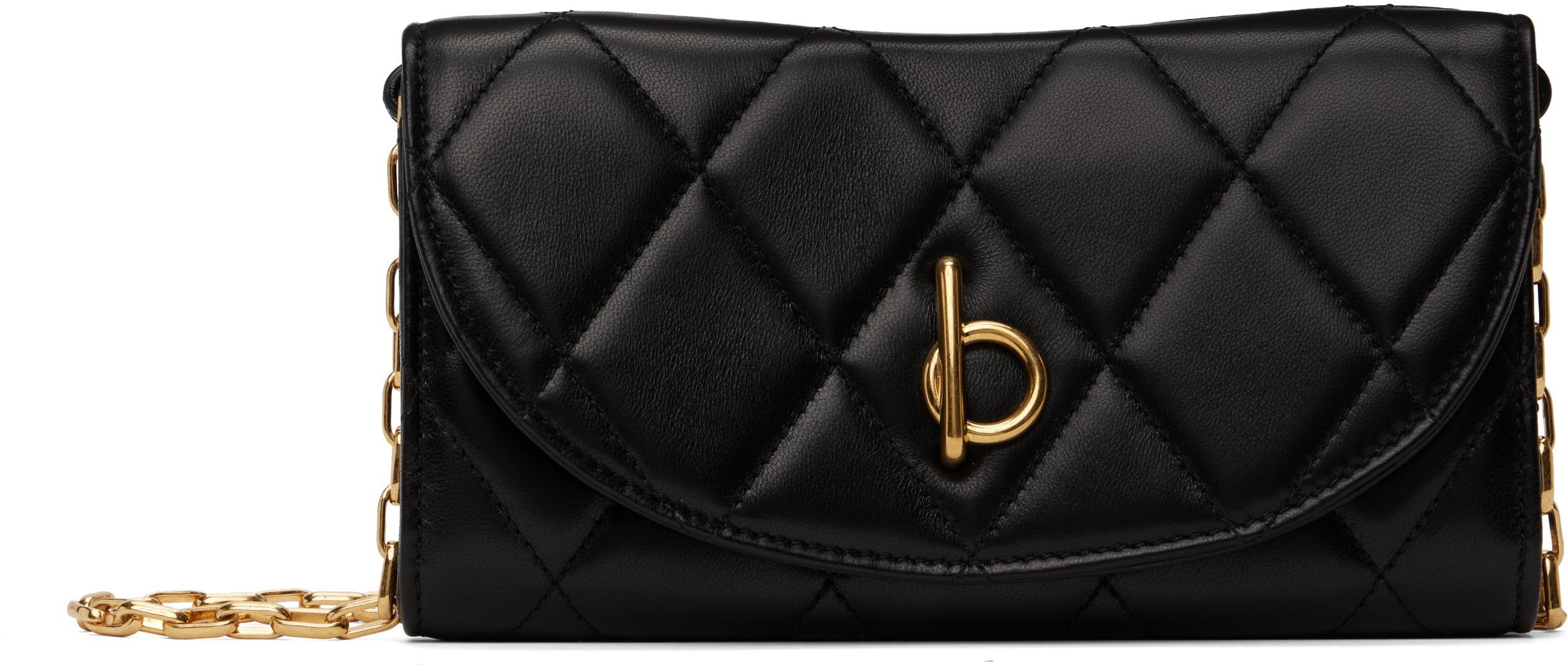 Black Rocking Horse Chain Strap Wallet​ Bag