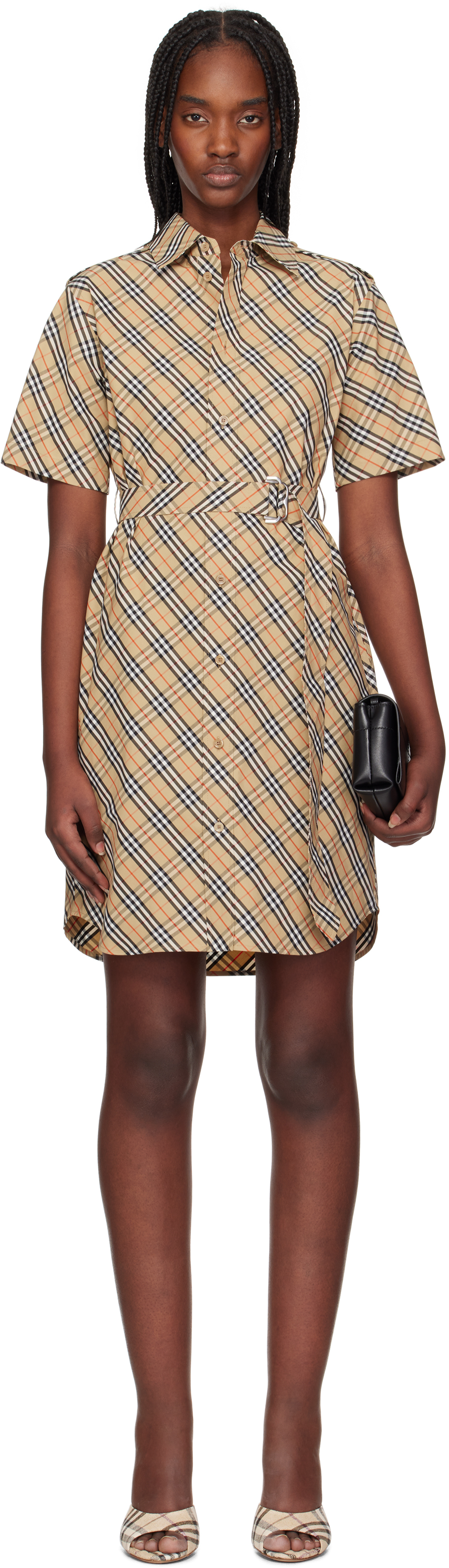【Burberry】Bチャーム ウール ブレンドドレス F3B53171-610A-48FA-8CCA-