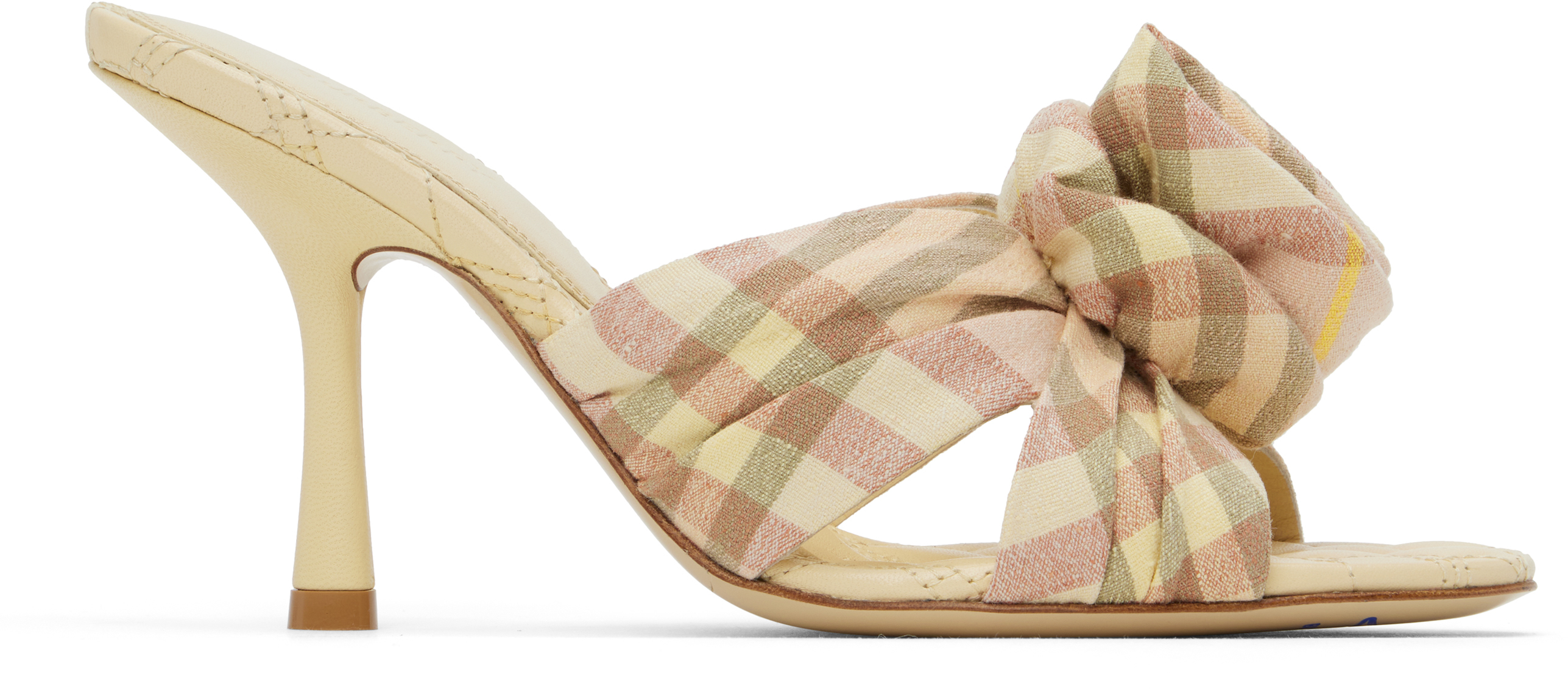 Burberry ハイヒールサンダル ベージュ SS24 Burberry ウィメンズ サンダル | SSENSE 日本
