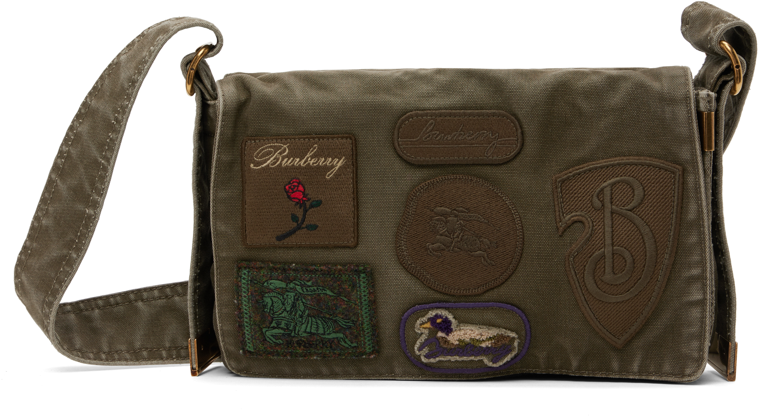【関税&送料込】Burberry Ml Trench Crossbody Tla Khaki Trench Crossbody Bag by Burberry on Sale