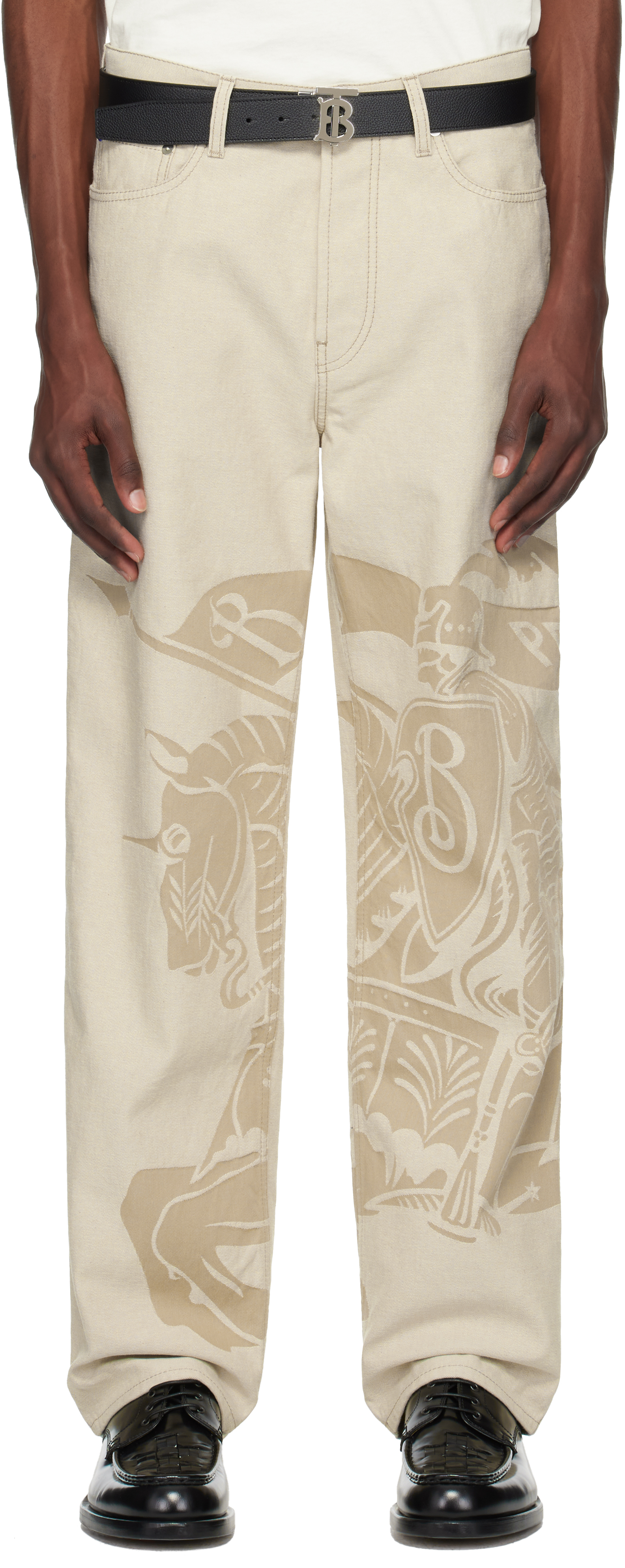 Beige Regular Fit EKD Jeans