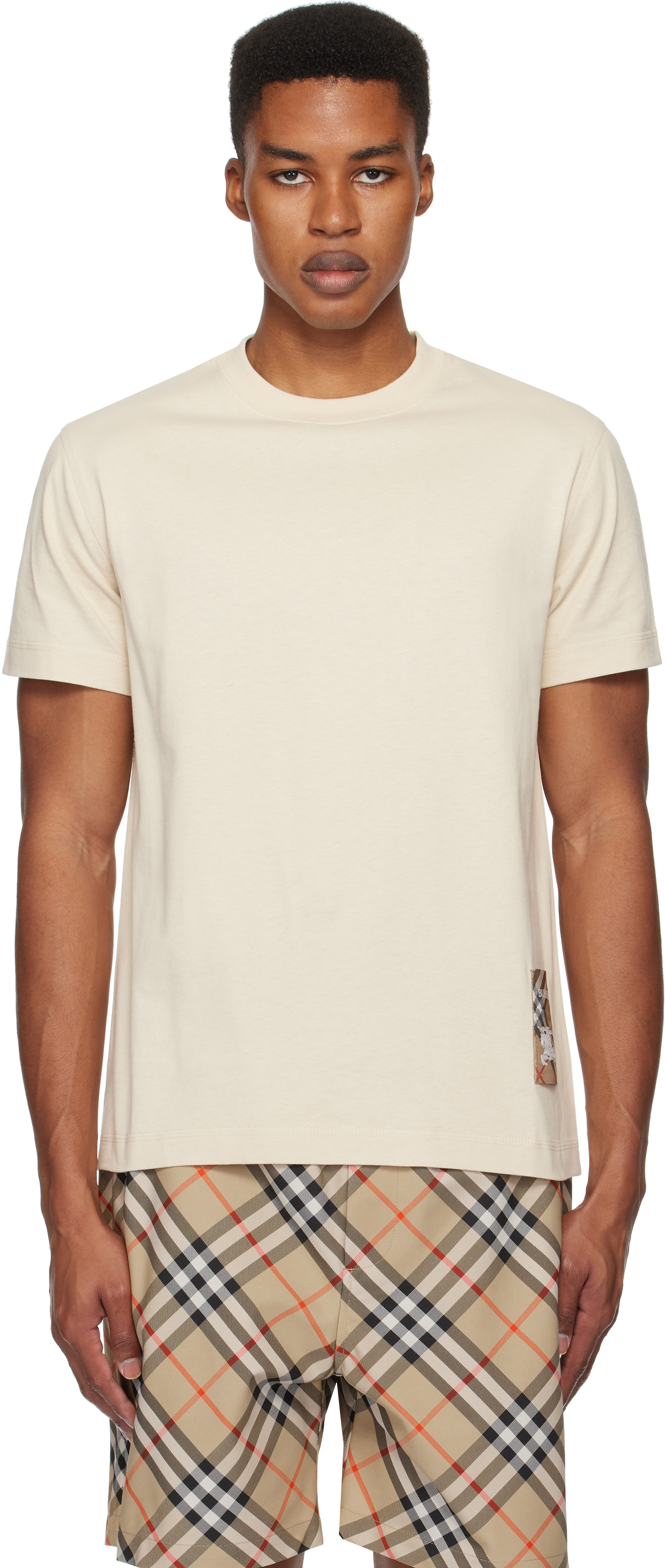 【関税&送料込】Burberry Top White Burberry tops for Men | SSENSE Canada