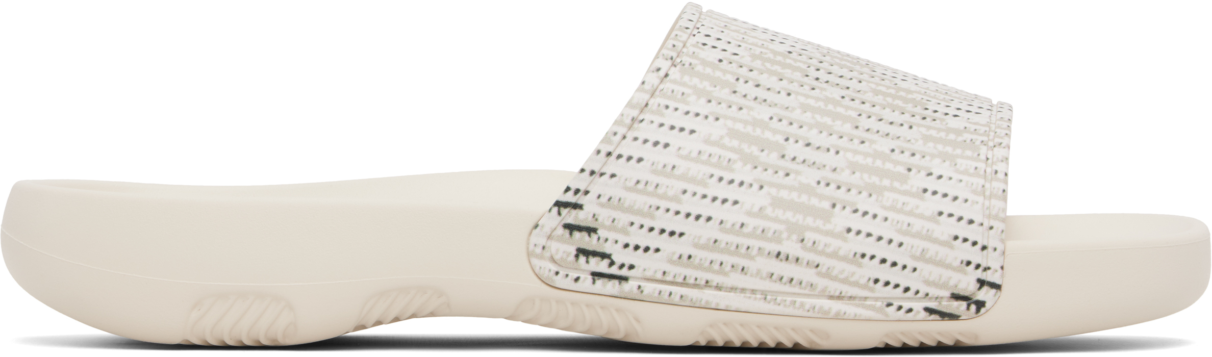 Burberry Beige Check Dive Pool Slides