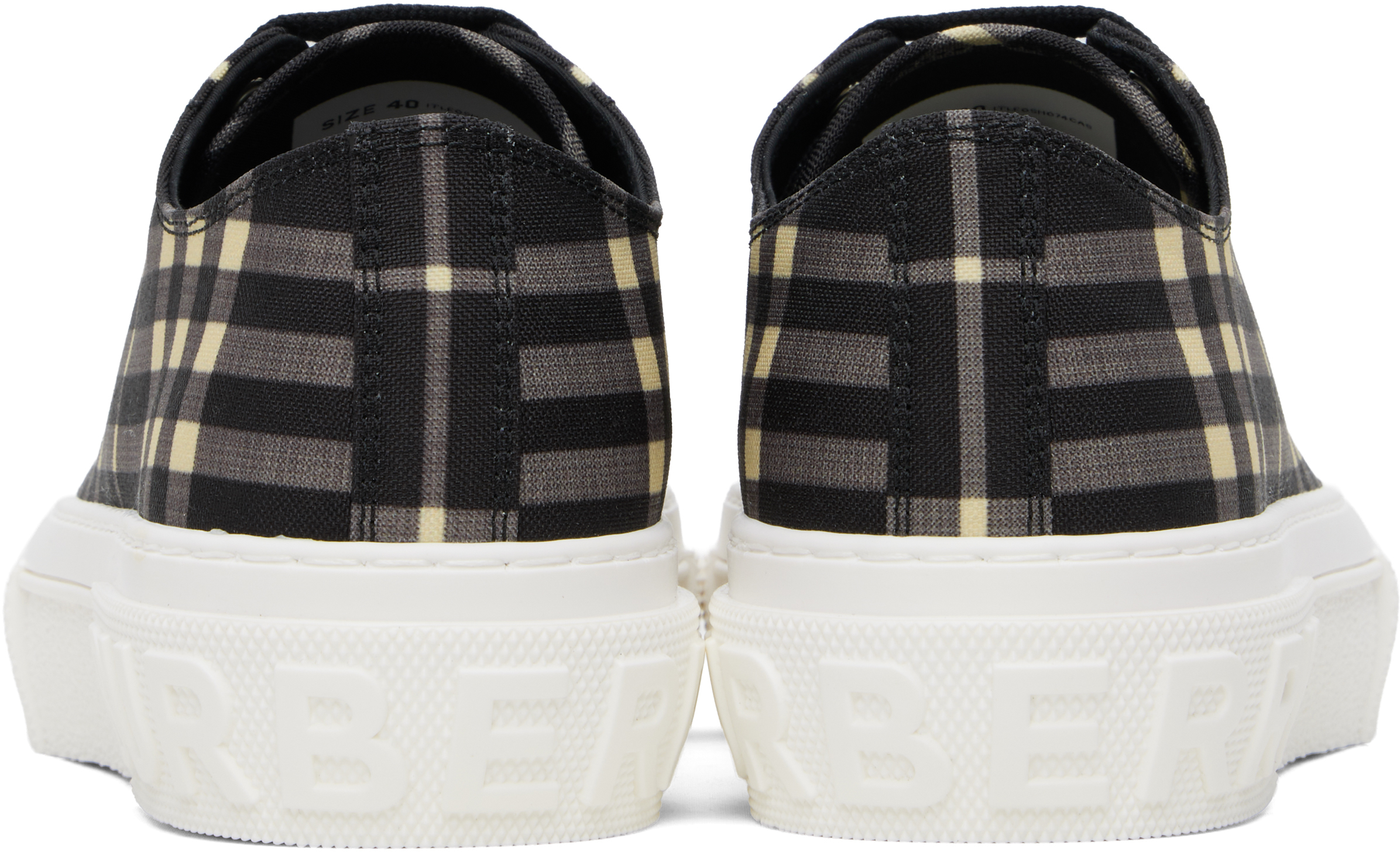 Burberry Check Low-top Sneakers